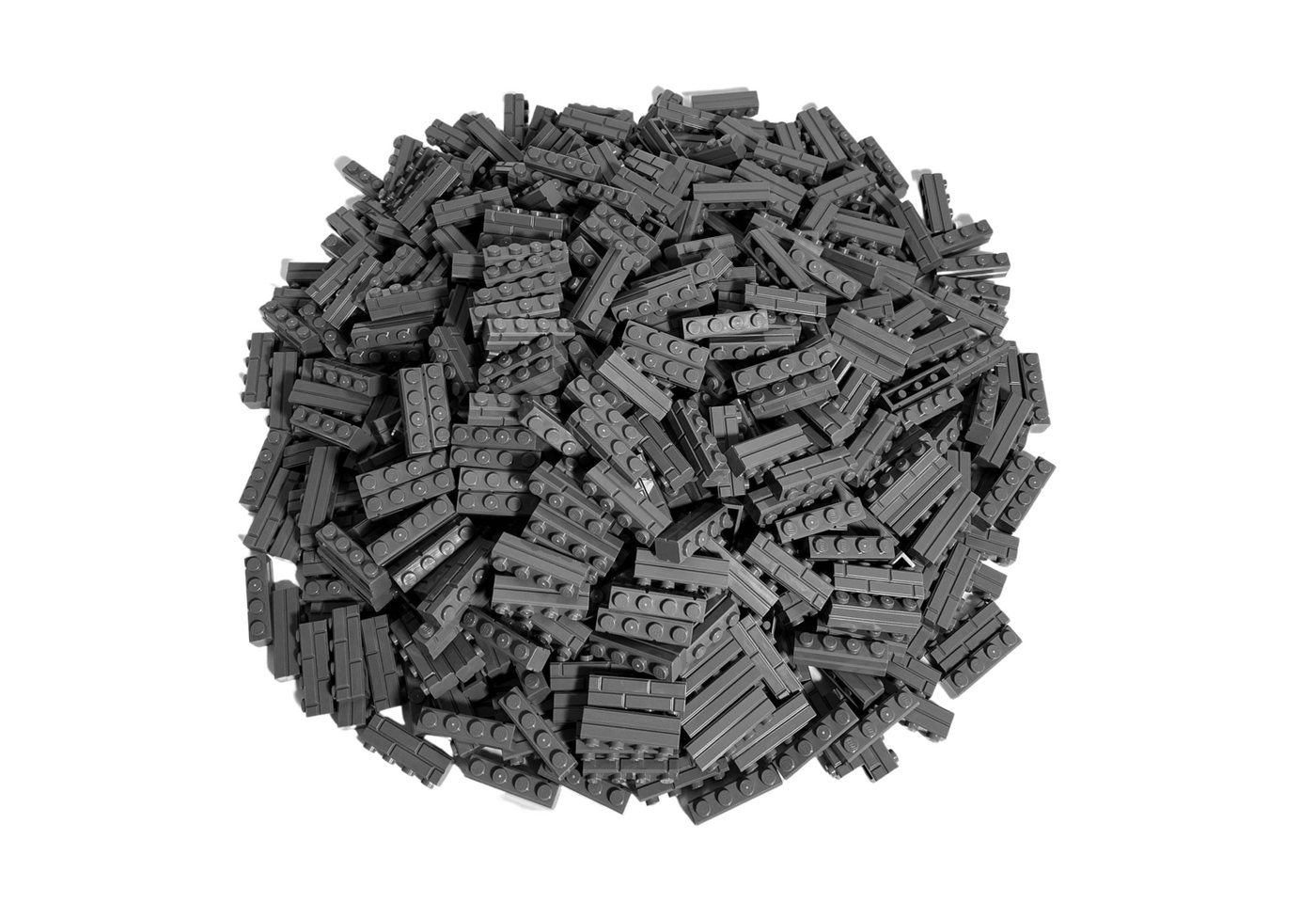 LEGO® Spielbausteine LEGO® 1x4 Mauersteine Hochsteine Dunkelgrau - 15533 NE günstig online kaufen