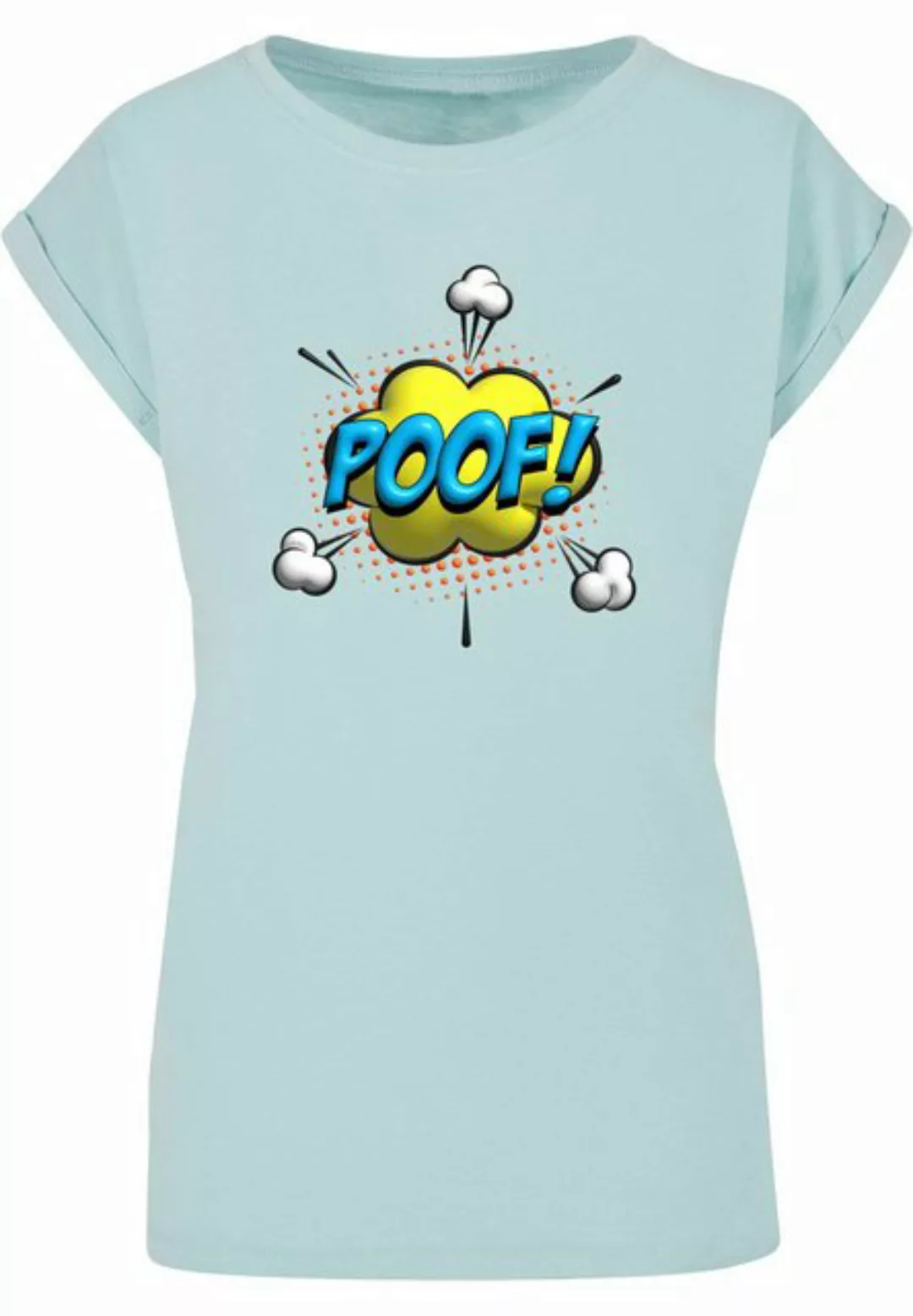 Merchcode T-Shirt Merchcode Damen Ladies POOF Comic Extended Shoulder Tee ( günstig online kaufen