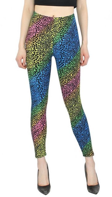 dy_mode Leggings Damen Leggings Tiger Muster Animal Print Fitnesshose Zebra günstig online kaufen