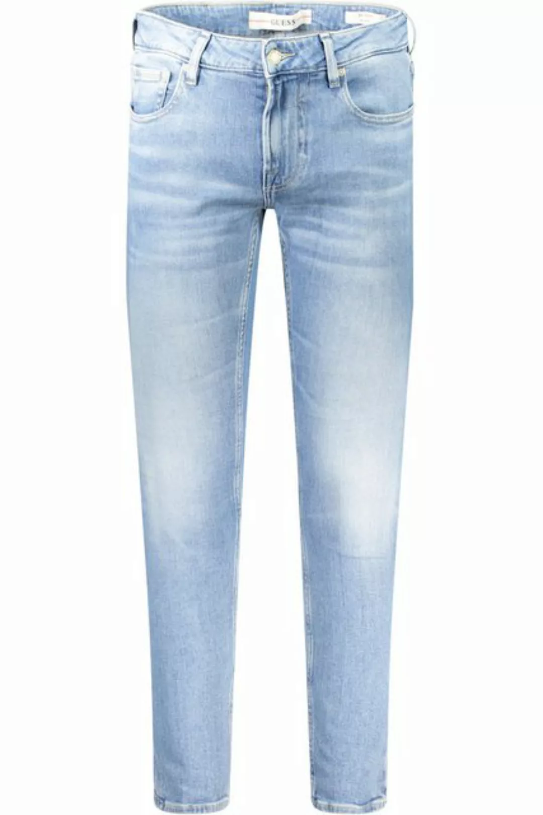 GUESS JEANS 5-Pocket-Jeans Nachhaltige Blaue Herren-Skinny-Jeans im Gewasch günstig online kaufen