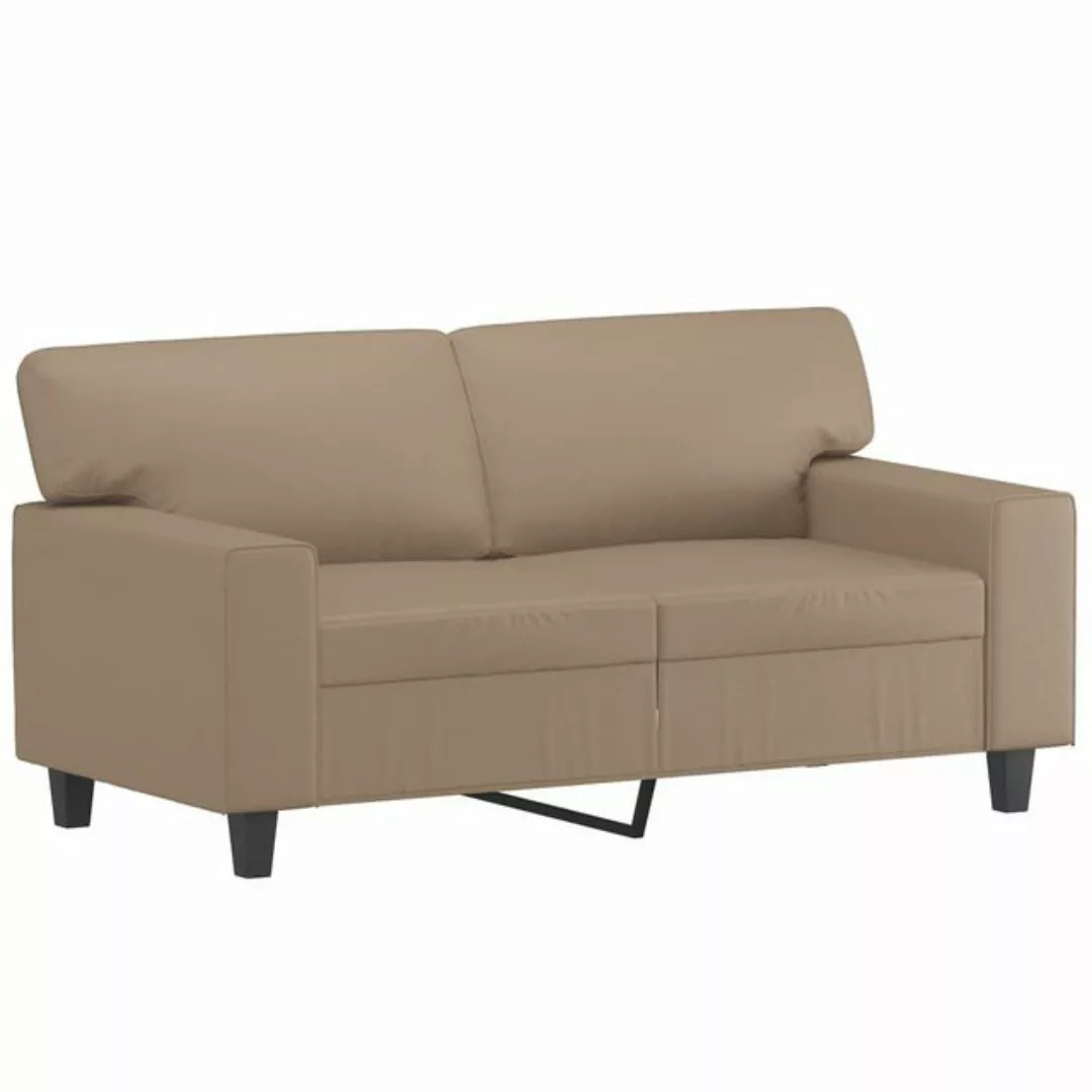 vidaXL Sofa, 2-Sitzer-Sofa Creme 120 cm Kunstleder günstig online kaufen