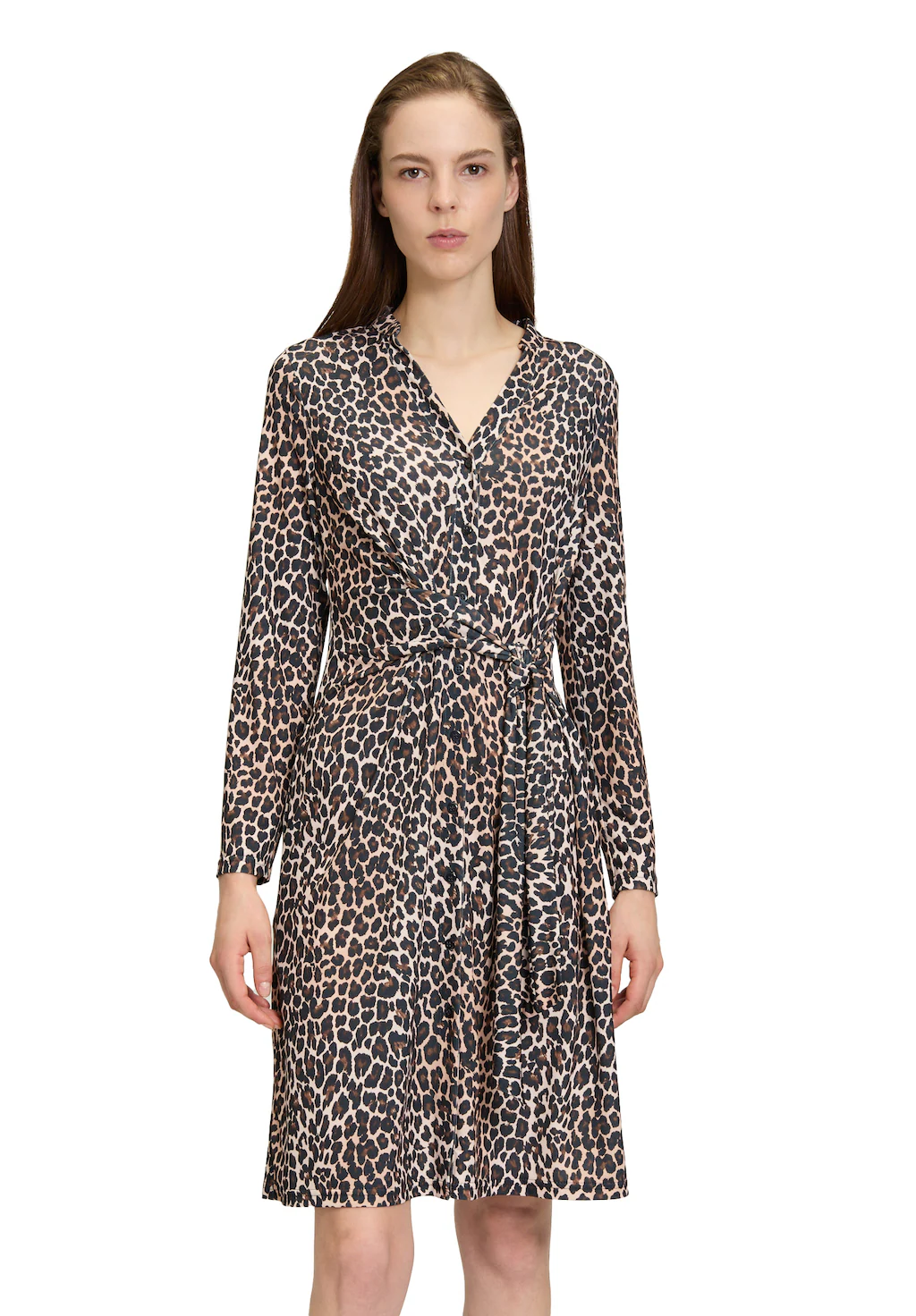 Vera Mont Jerseykleid "Vera Mont Damen Jerseykleid mit Print", Bindeband günstig online kaufen