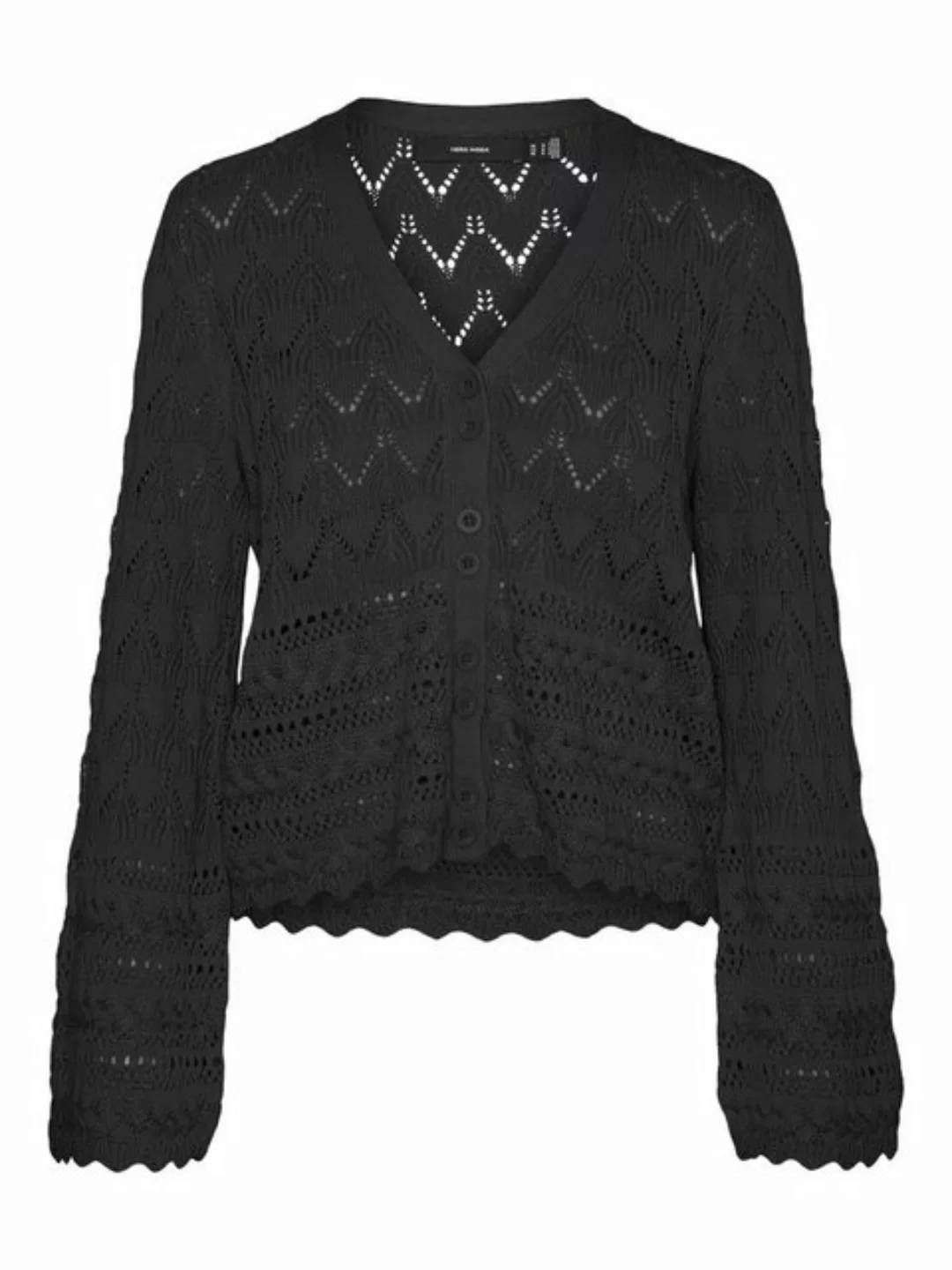 Vero Moda Strickjacke VMLUA (1-tlg) Lochmuster günstig online kaufen