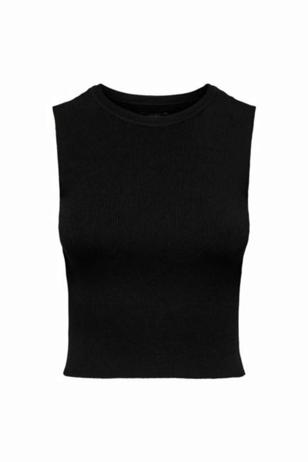 ONLY Shirttop Geripptes Kurzes Crop Top ONLMAJLI 4923 in Schwarz günstig online kaufen