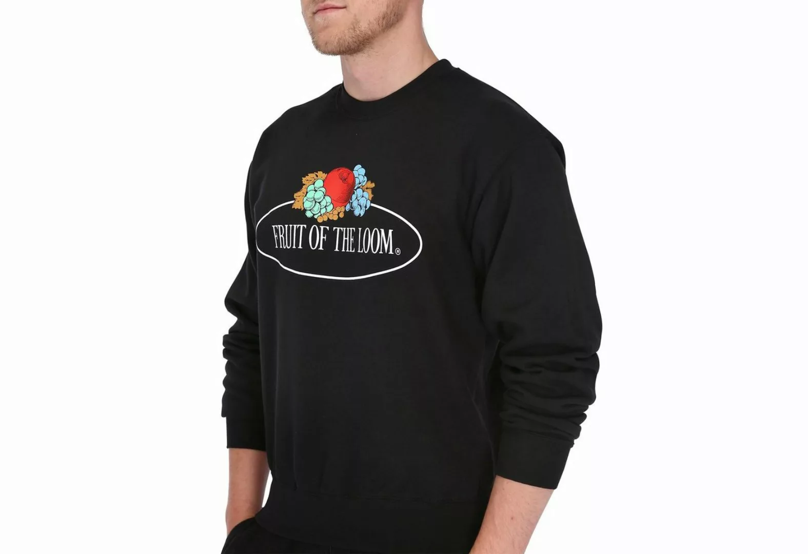 Fruit of the Loom Sweatshirt Sweatshirt mit Vintage-Logo günstig online kaufen