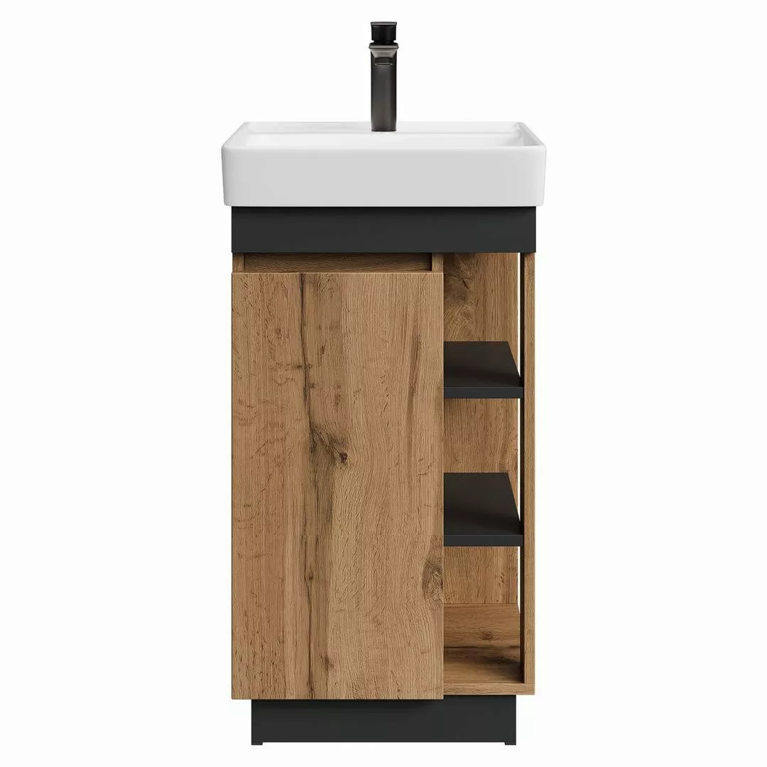 Planetmöbel Badmöbel-Set Nyx, (45cm Waschtisch mit günstig online kaufen