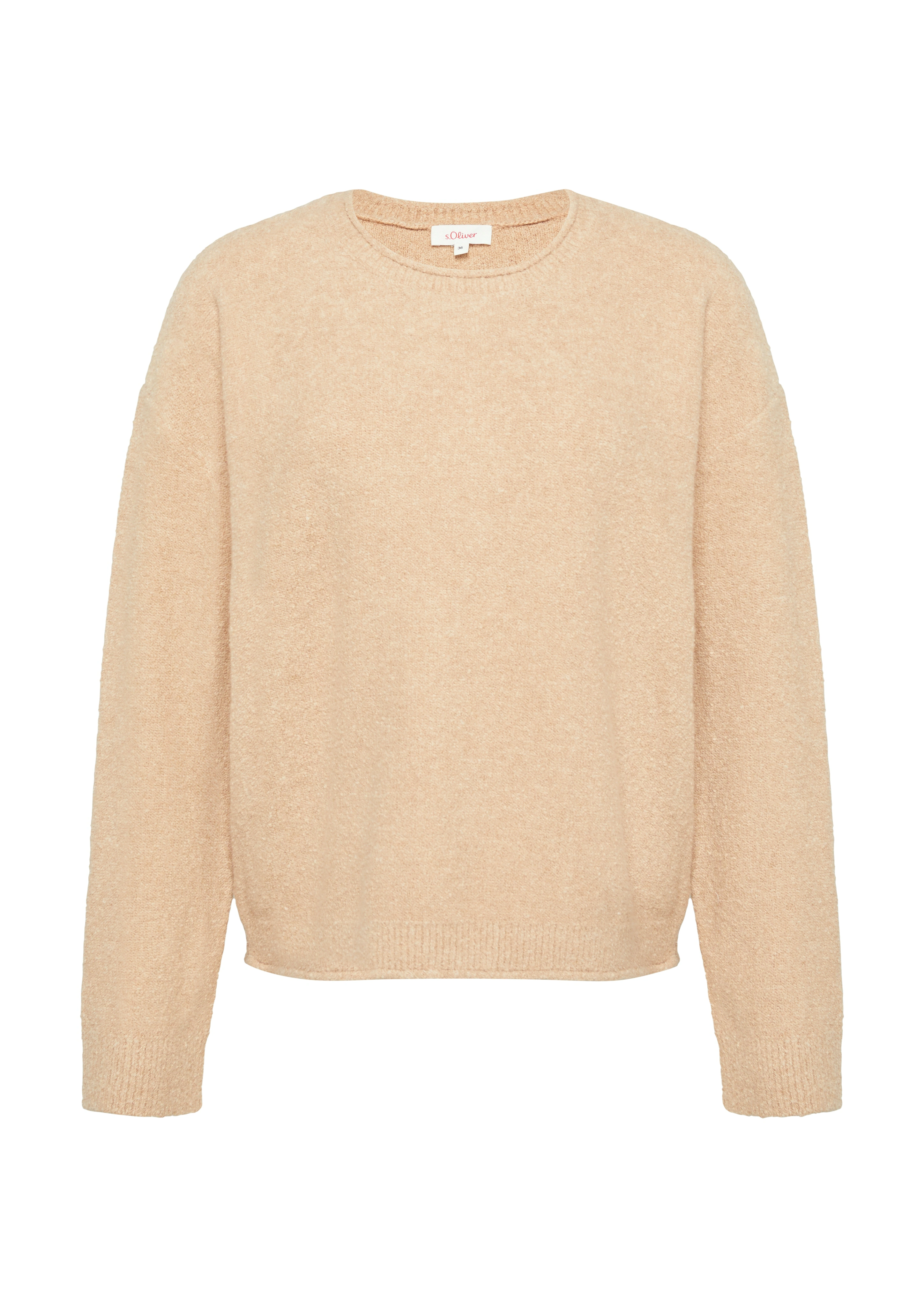 s.Oliver Strickpullover in Bouclé Optik günstig online kaufen