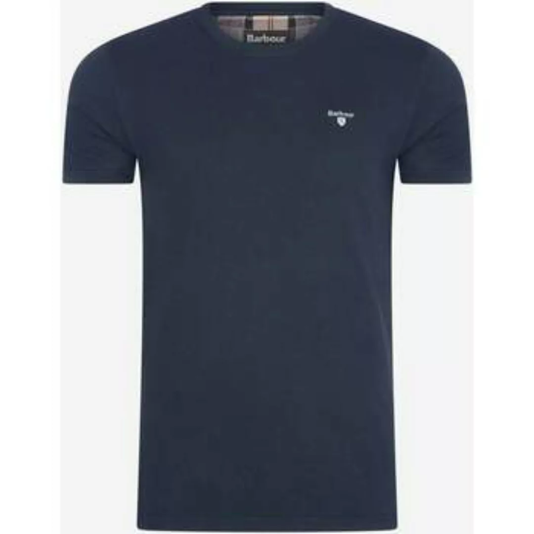 Barbour  T-Shirts & Poloshirts Tartan sports tee - new navy günstig online kaufen