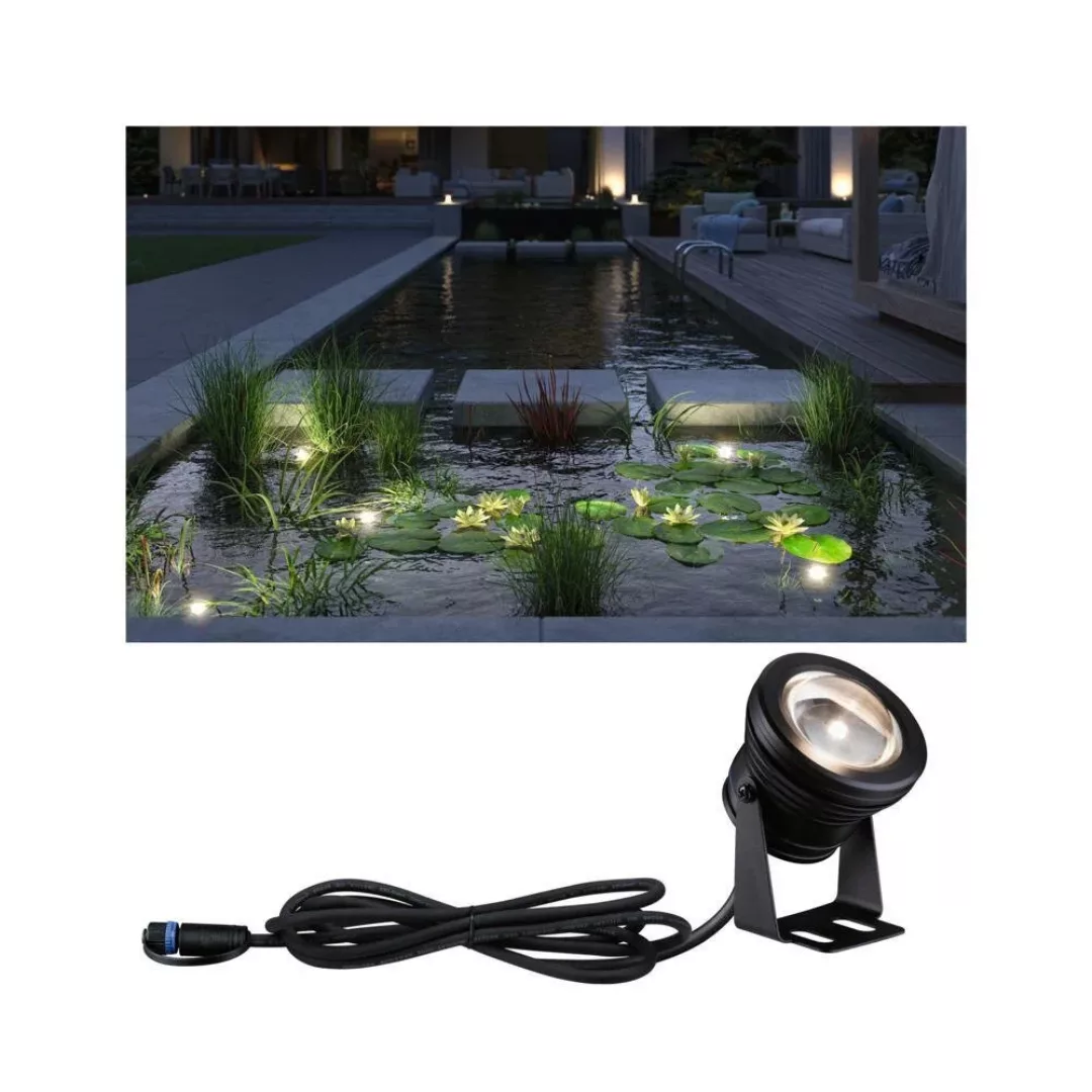 Plug & Shine LED Teichspot in Schwarz 5W 440lm IP68 günstig online kaufen