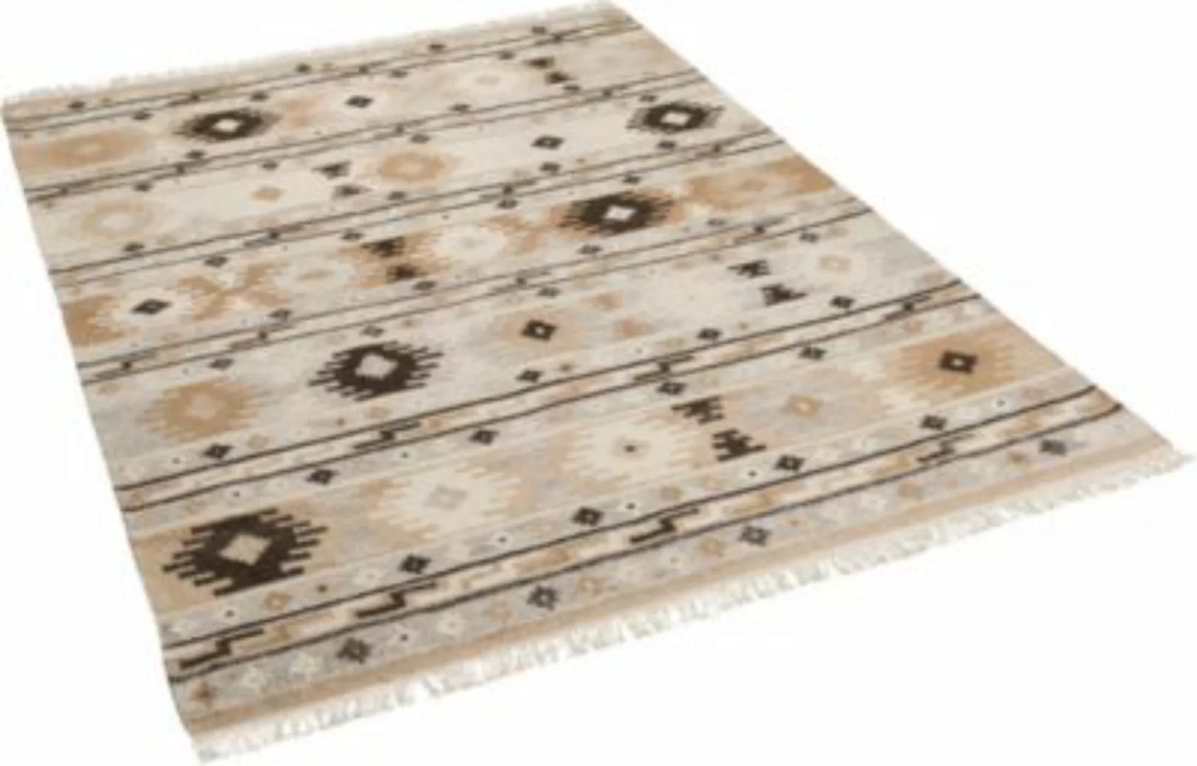 THEKO Natur Teppich Kelim Sumak Trend Teppiche beige Gr. 160 x 230 günstig online kaufen