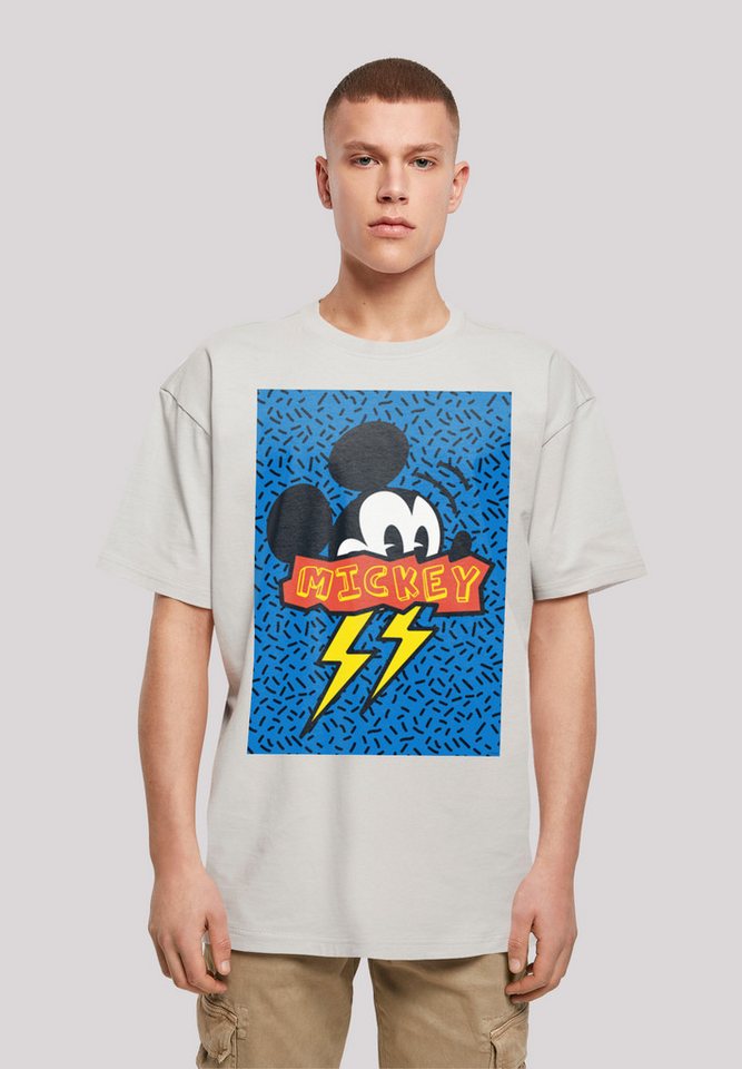 F4NT4STIC T-Shirt Disney Mickey Mouse 90s Flash Print günstig online kaufen