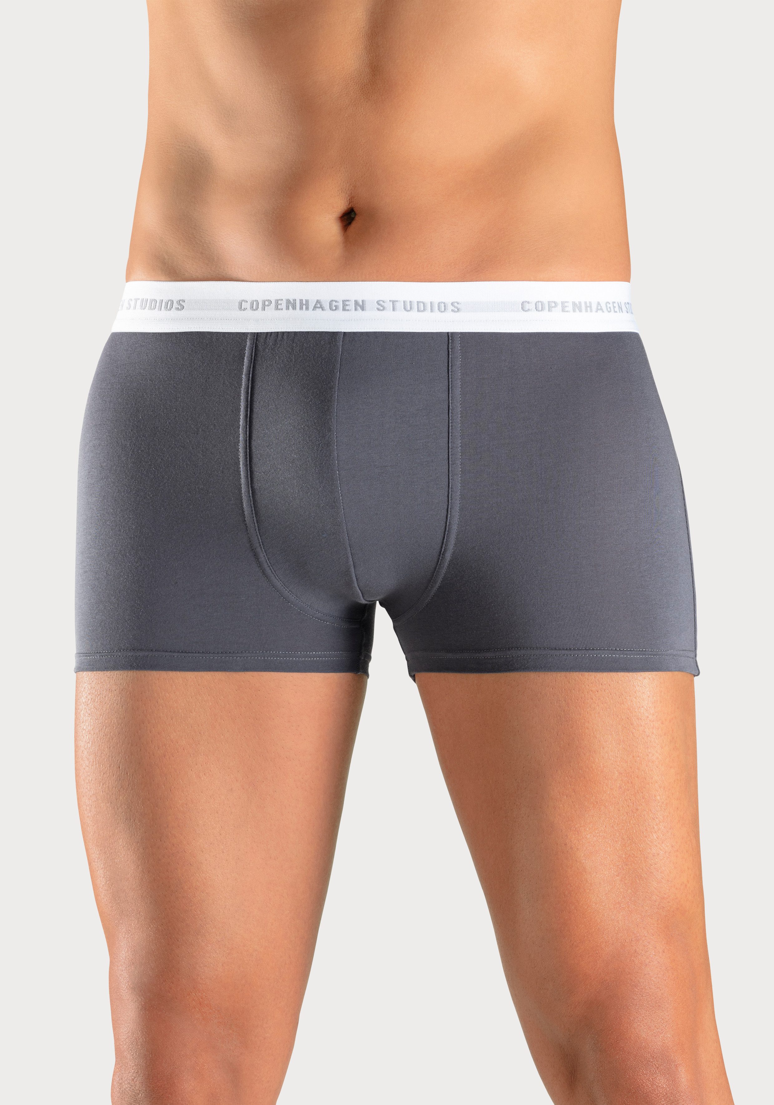 Copenhagen Studios Boxer "Boxershorts für Herren", (3 St.), mit farbigem Lo günstig online kaufen
