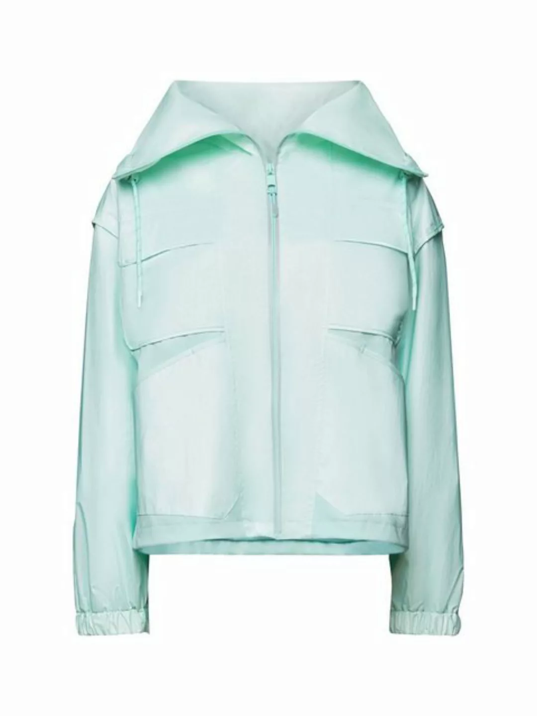 Esprit Funktionsjacke Wasserabweisende Jacke mit Stehkragen günstig online kaufen
