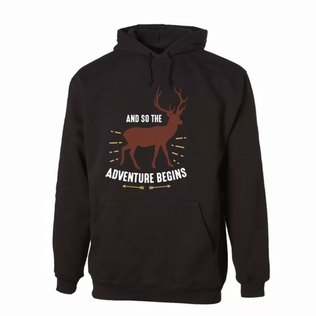 G-graphics Hoodie And so the adventure begins mit trendigem Frontprint, Auf günstig online kaufen