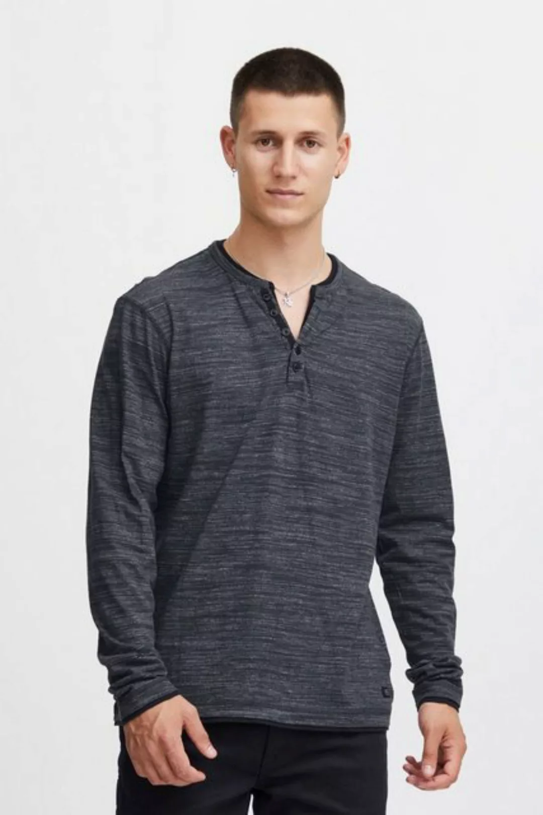 Blend Langarmshirt BLEND Grandad T-shirt - 20715757 günstig online kaufen