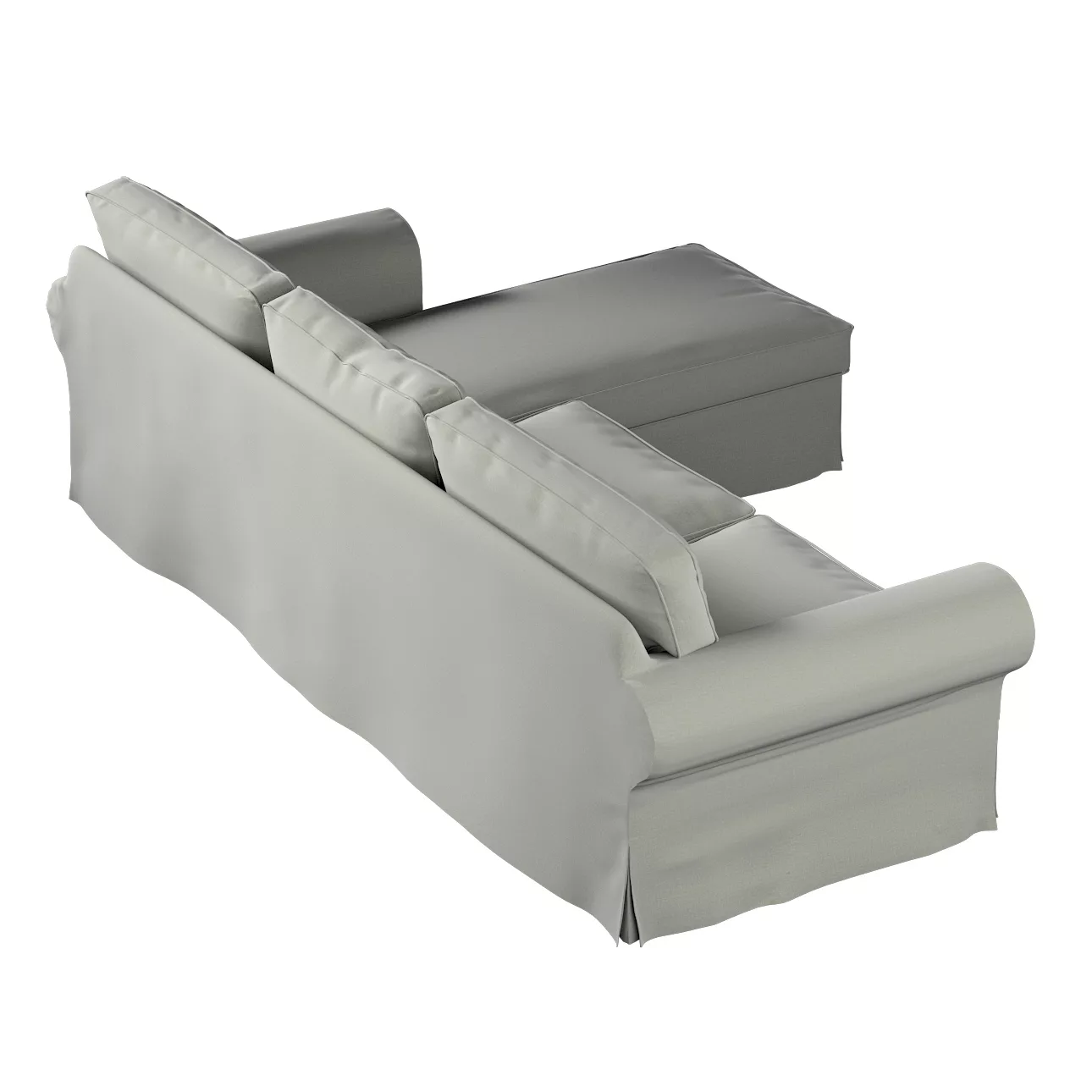 Bezug für Ektorp 2-Sitzer Sofa mit Recamiere, mintgrün, Ektorp 2-Sitzer Sof günstig online kaufen