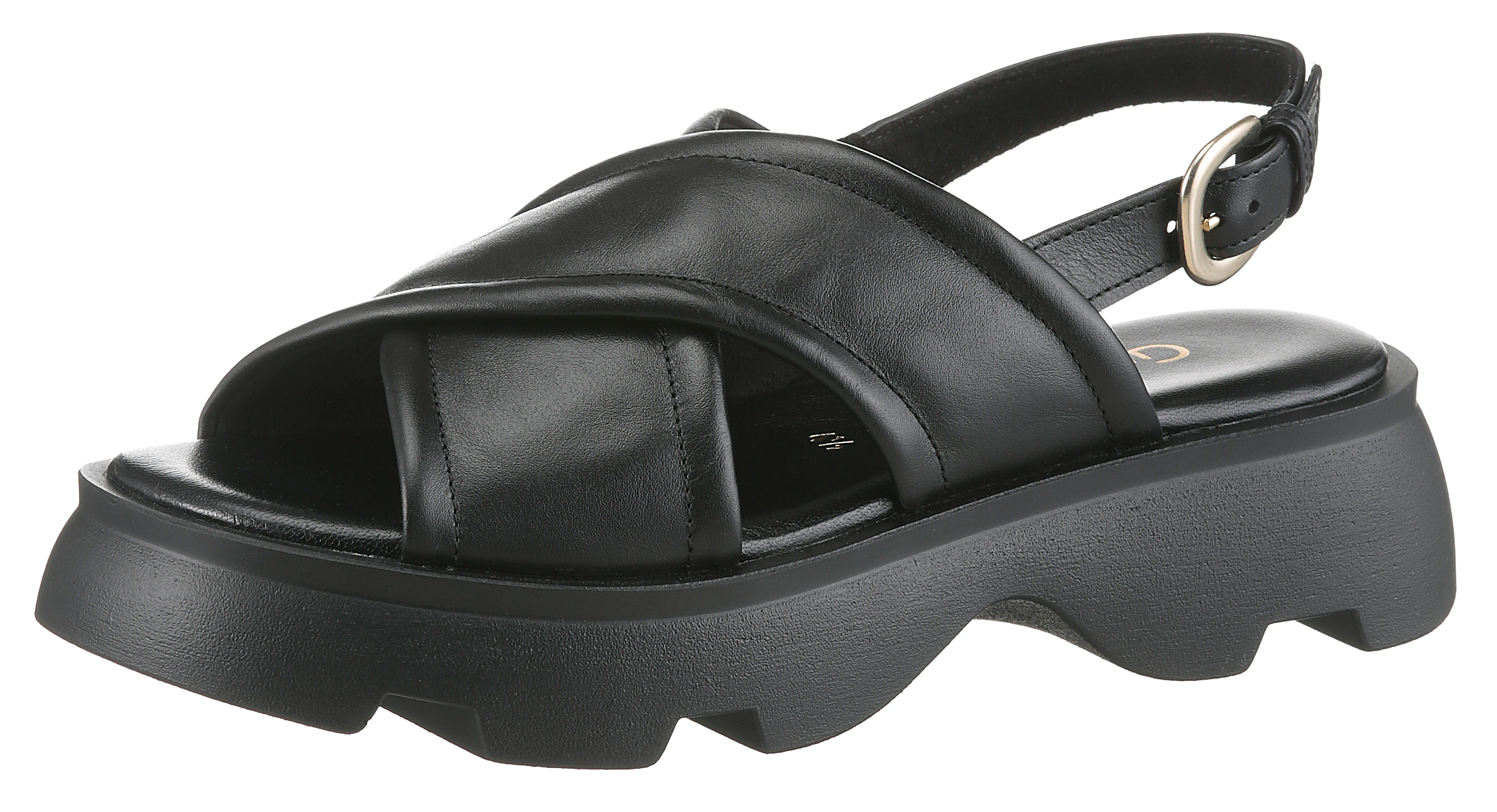Gabor YORK Sandalette, Plateau, Riemchensandale, Sommerschuh günstig online kaufen