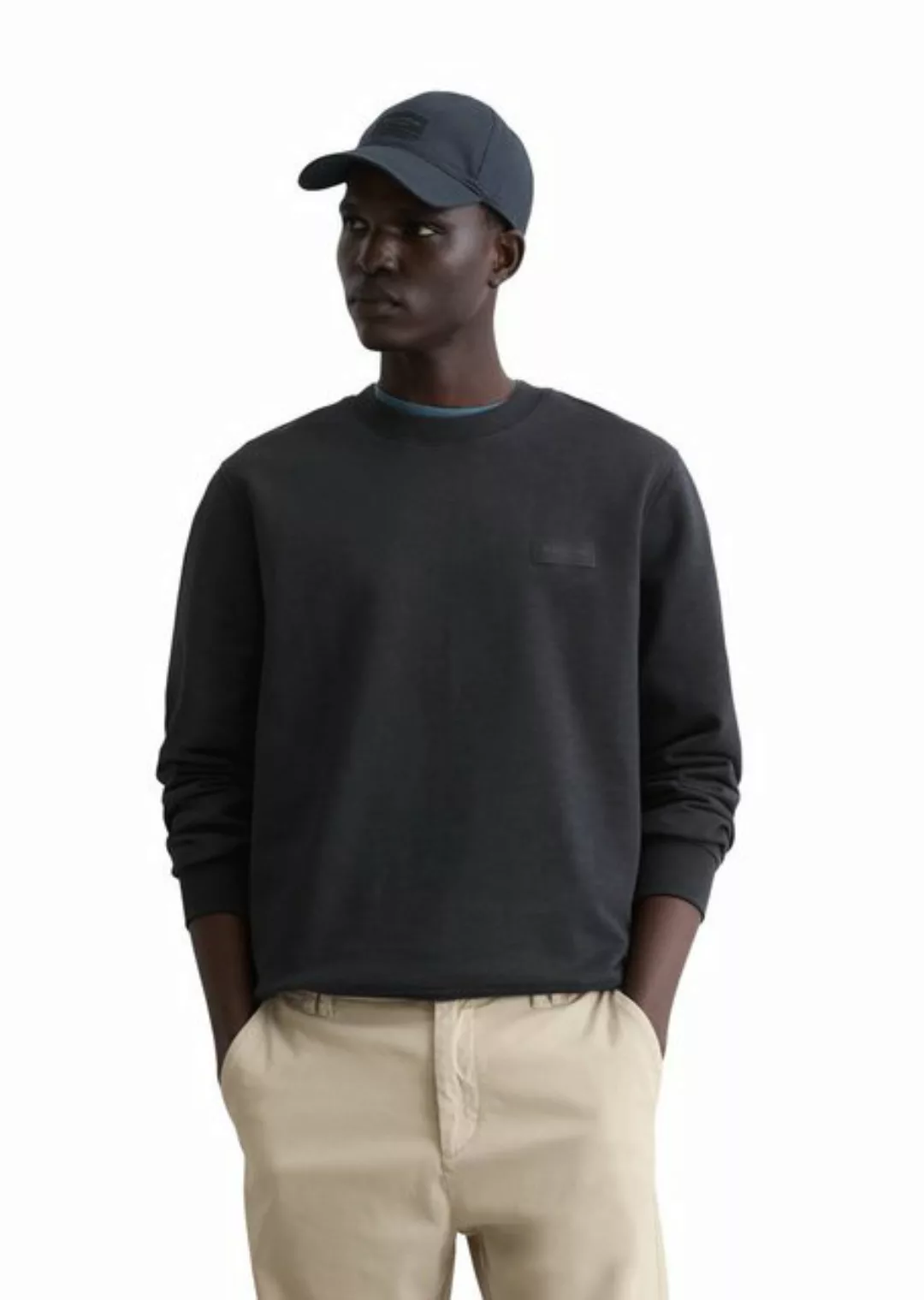 Marc O'Polo Sweatshirt mit leicht unregelmäßiger Slub-Sweat-Struktur günstig online kaufen