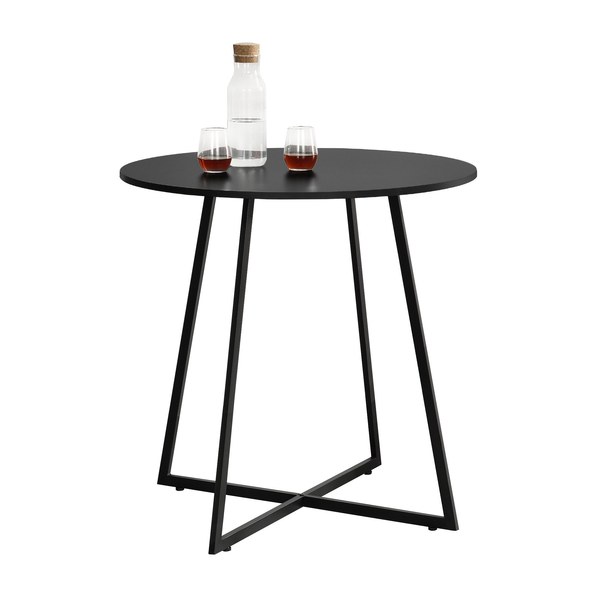 en.casa Küchentisch, »Vaggeryd« 78x80cm mit Metallgestell günstig online kaufen
