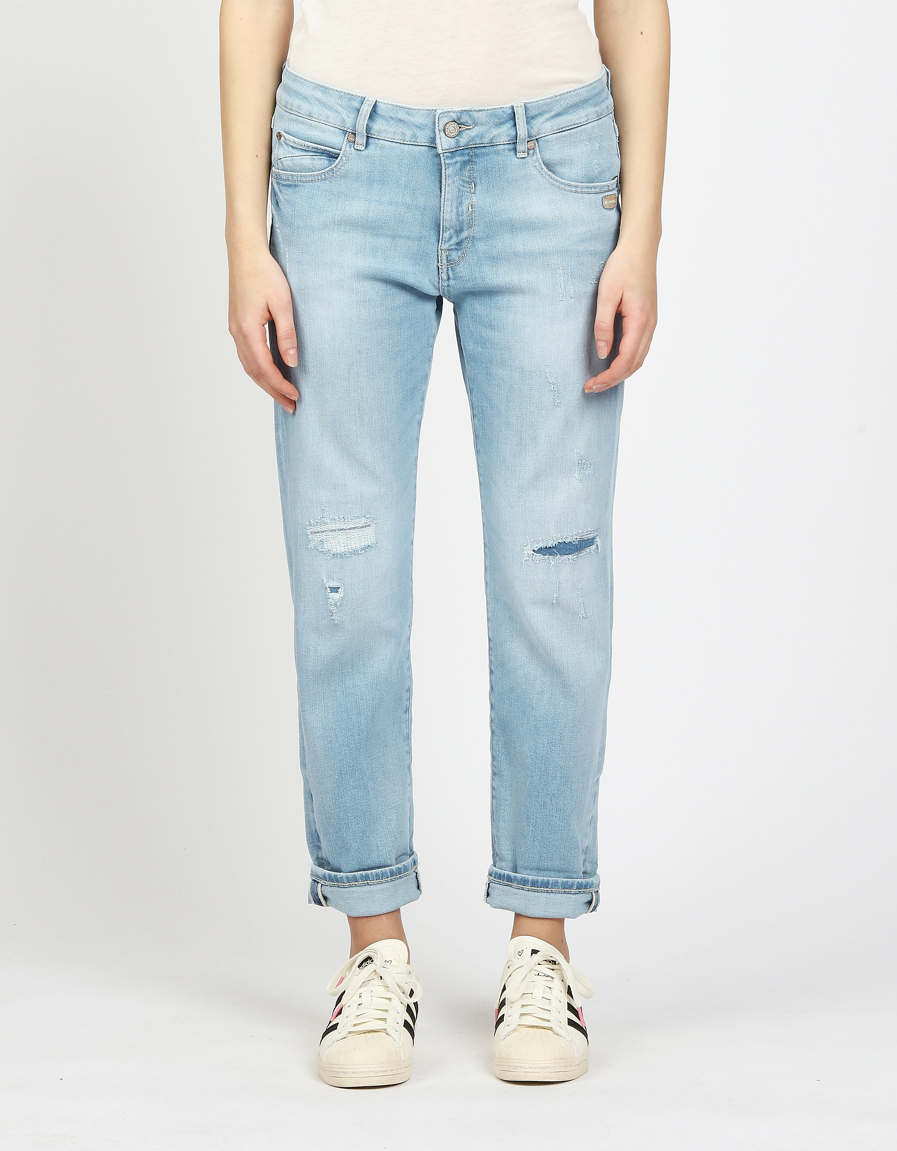 GANG Boyfriend-Jeans "94NADIA", 5-Pocket Style mit Reißverschluss und Knopf günstig online kaufen