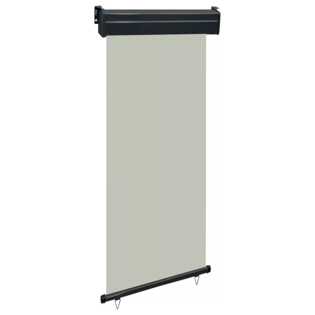 Balkon-seitenmarkise 80 × 250 Cm Grau günstig online kaufen
