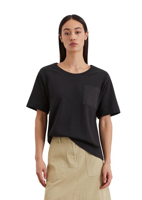 Marc O'Polo T-Shirt mit aufgesetzter Satin-Tasche günstig online kaufen