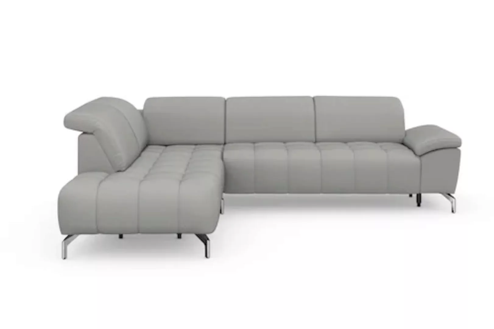 sit&more Ecksofa »Cool L-Form«, wahlweise mit Kopfteilverstellung und Vorzi günstig online kaufen