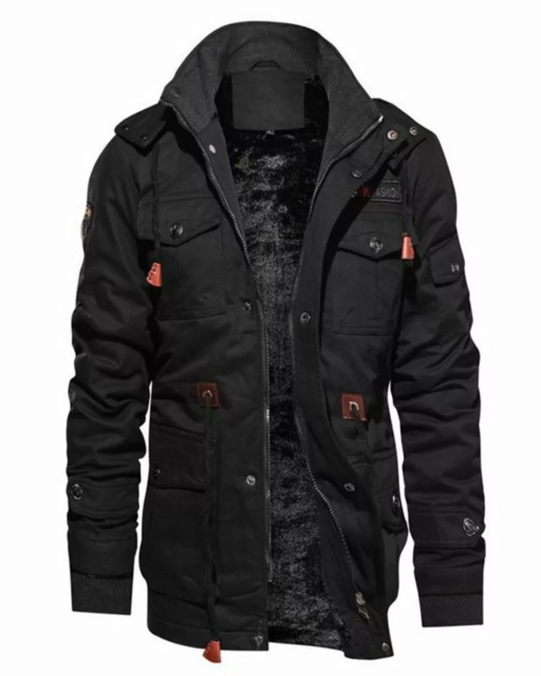 FIDDY Wintermantel Herren Winter-Fleece-Übergangsjacke, Outdoor-Jacke, abne günstig online kaufen