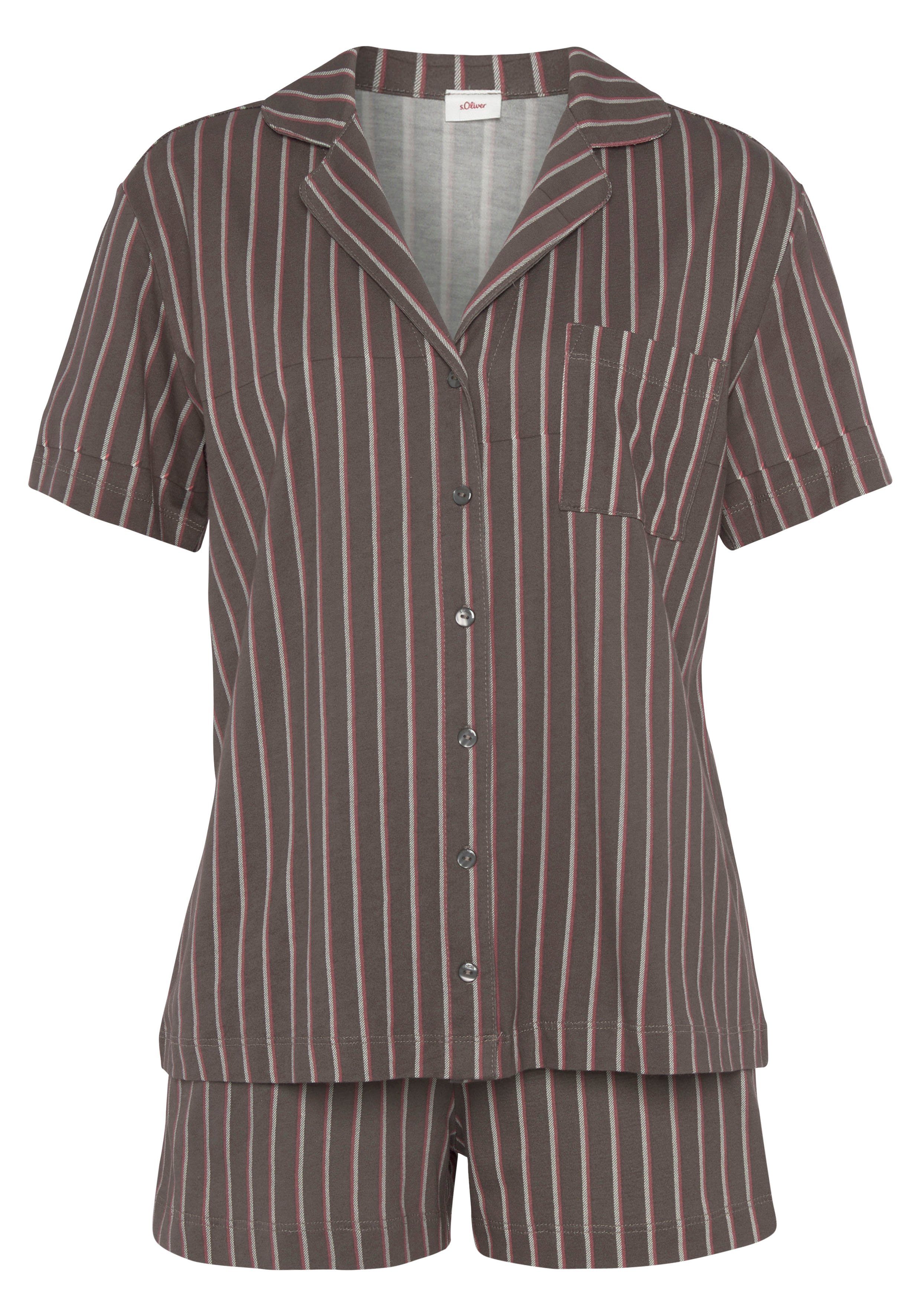 s.Oliver Shorty, (2 tlg.), mit schönem Muster günstig online kaufen
