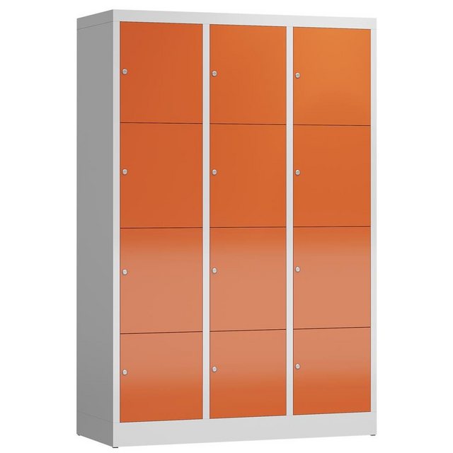 Steelboxx Fächerschrank Schließfachschrank 12 Fächer Spindschrank (1-St) ko günstig online kaufen