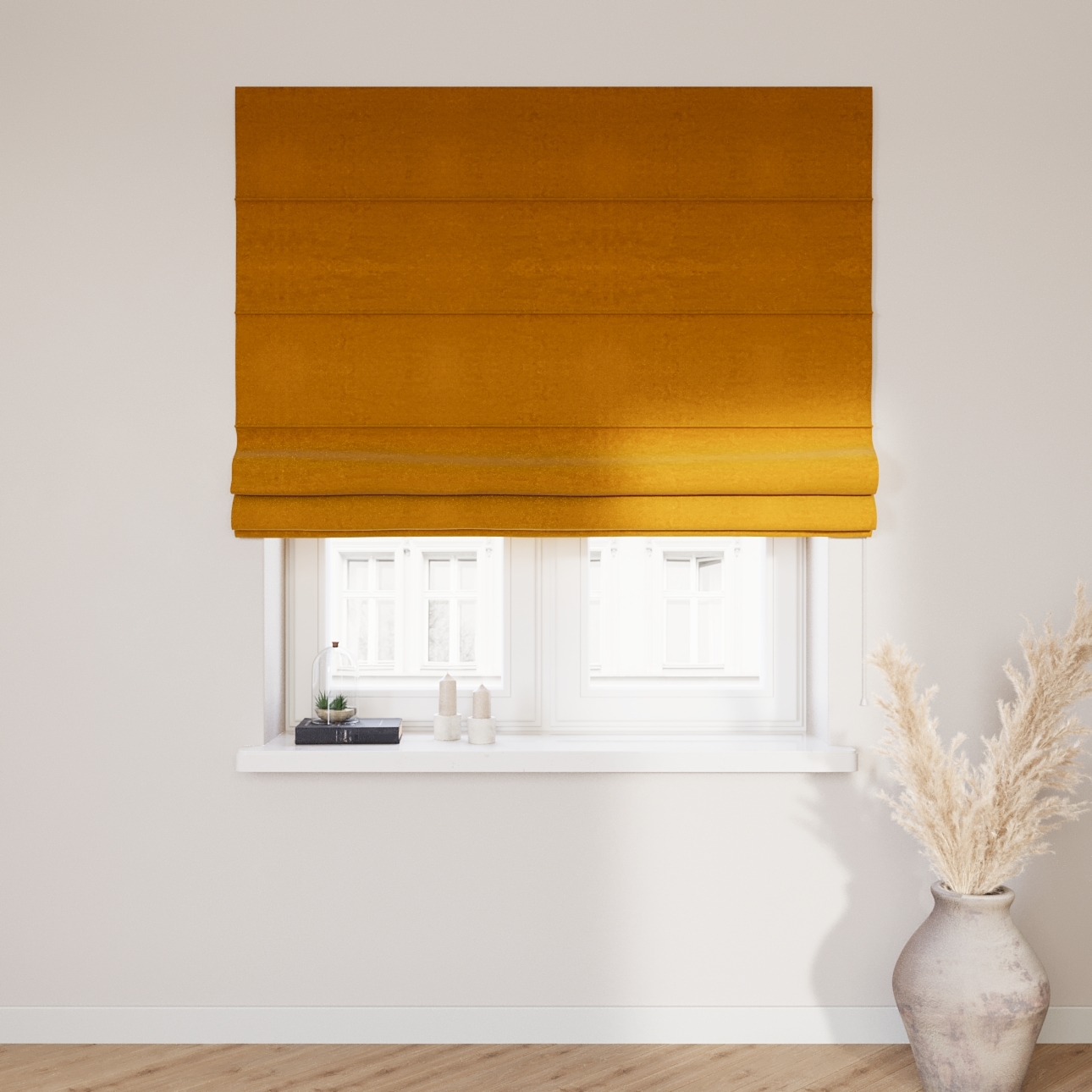 Dekoria Raffrollo Capri, honiggelb, 130 x 170 cm günstig online kaufen