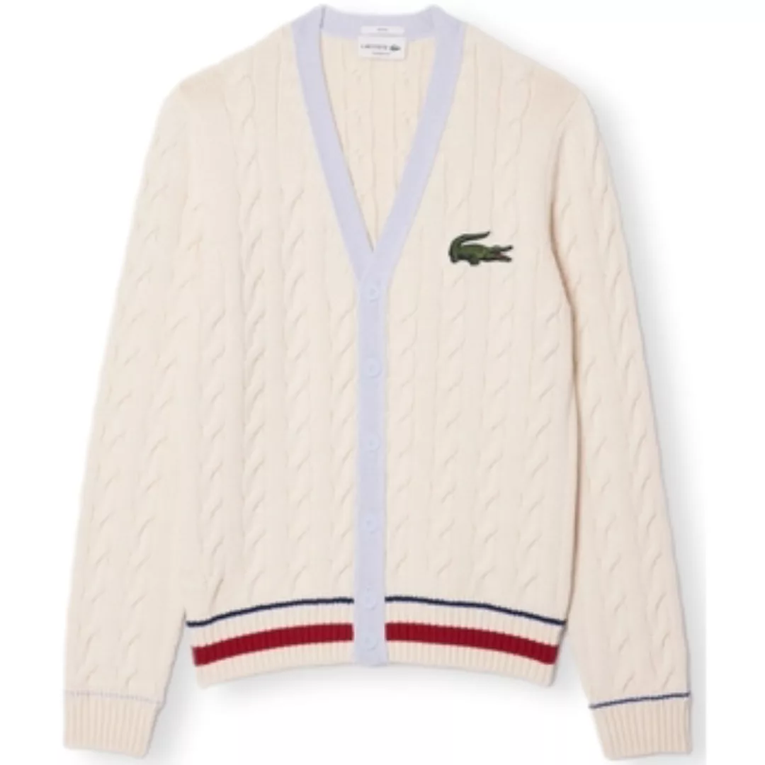 Lacoste  Pullover Knit AH6447 - Blanc/Bleu Clair günstig online kaufen