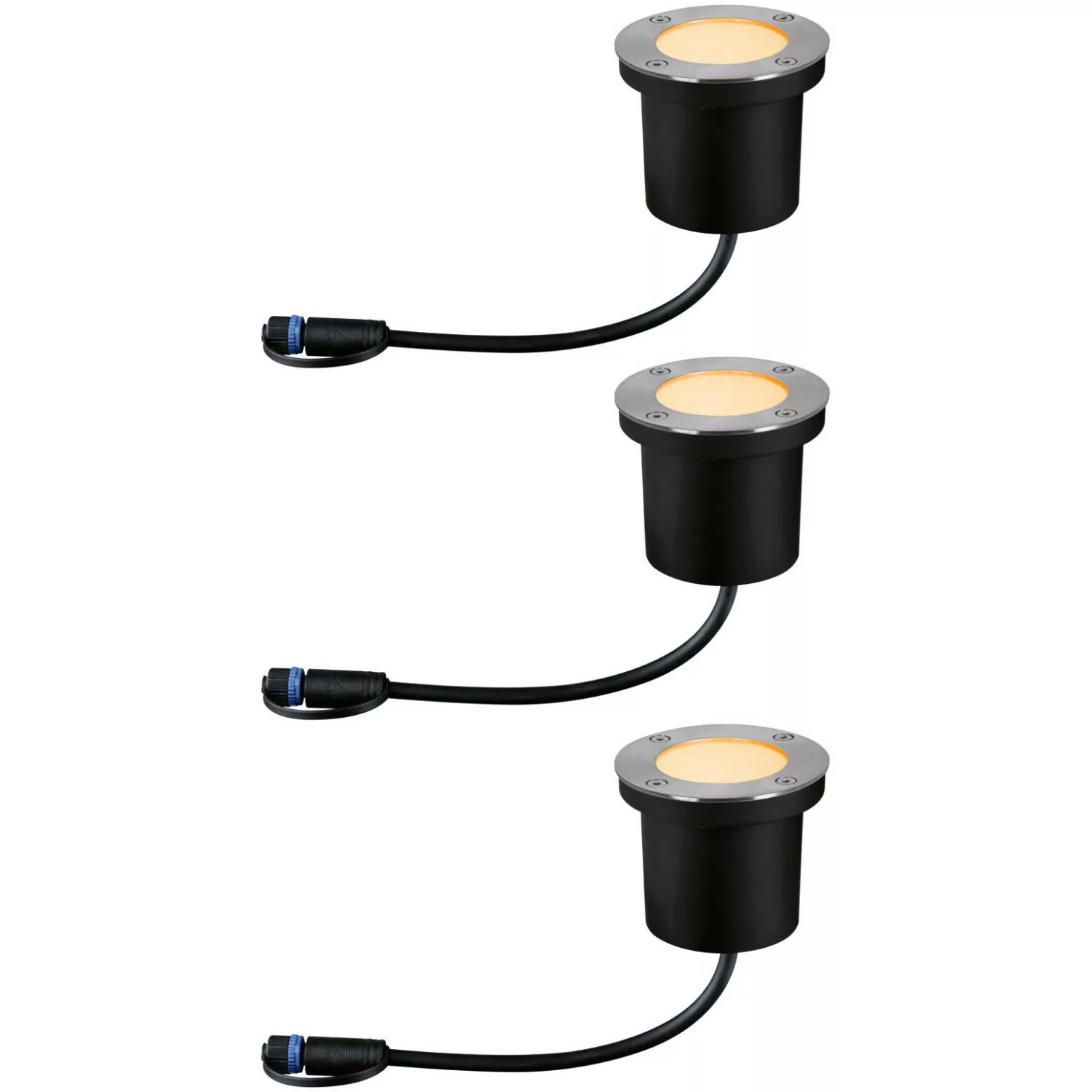 Paulmann LED Einbauleuchte "Plug & Shine Floor Basisset IP67 2200K 3x4,5W A günstig online kaufen