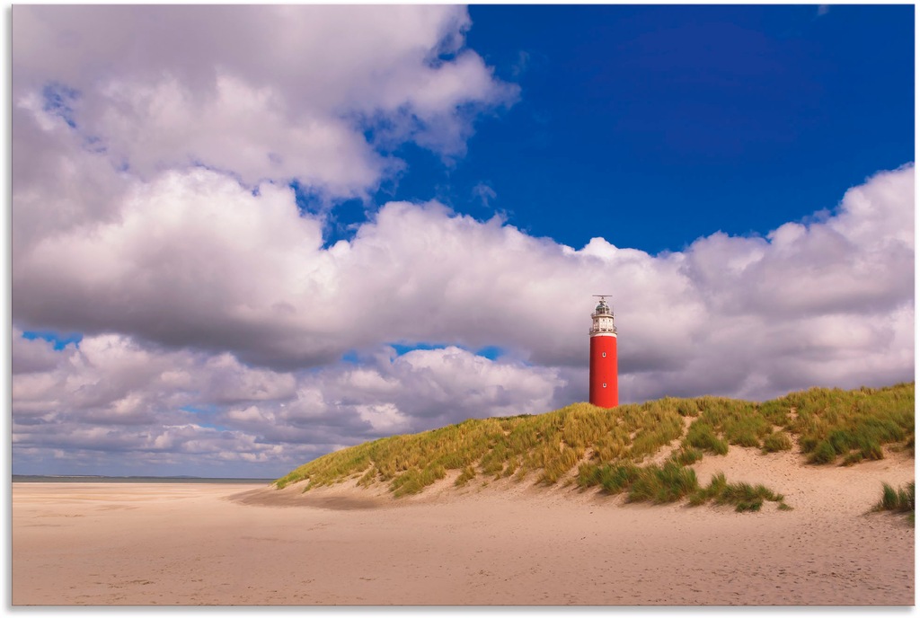 Artland Wandbild "Wolkenimpression am Leuchtturm", Küste, (1 St.), als Alub günstig online kaufen