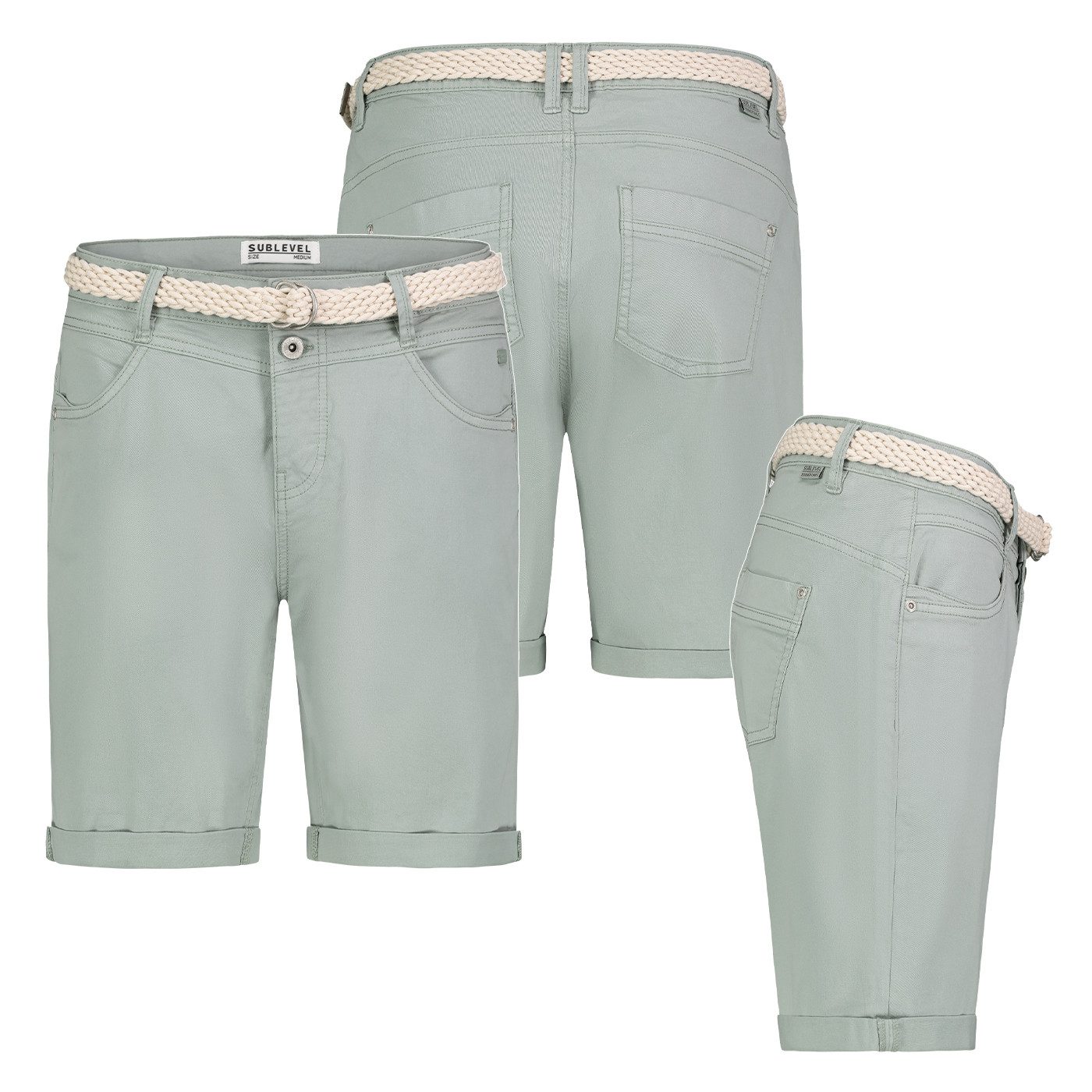 SUBLEVEL Bermudas Damen Short Bermuda kurze günstig online kaufen
