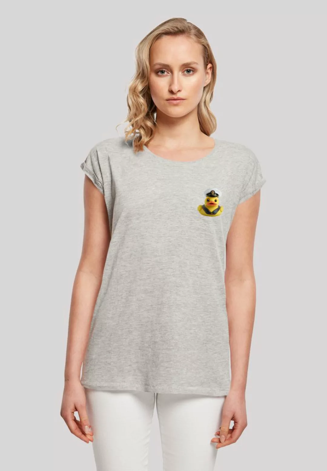 F4NT4STIC T-Shirt Rubber Duck Captain Short Sleeve Print günstig online kaufen