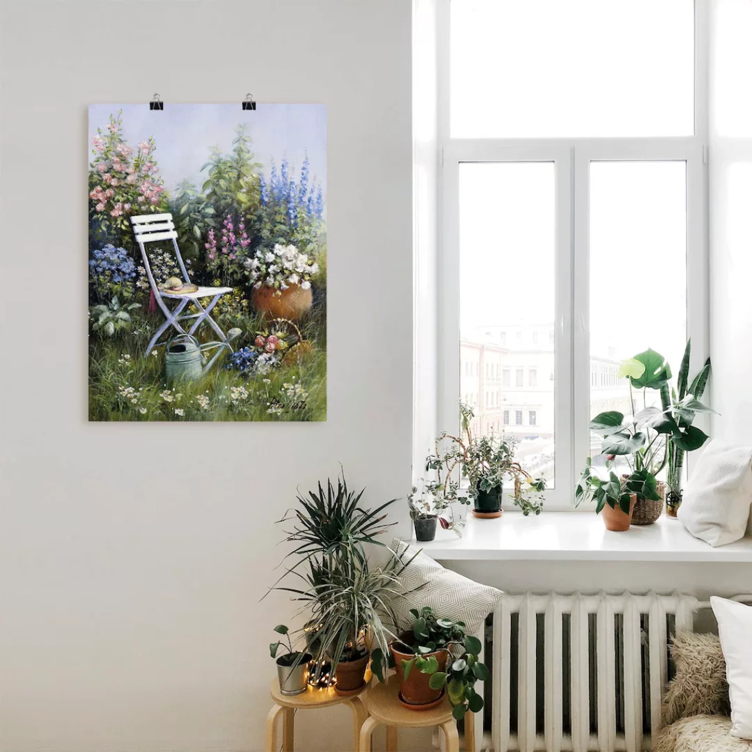 Artland Wandbild "Unvergesslich", Garten, (1 St.), als Leinwandbild, Poster günstig online kaufen