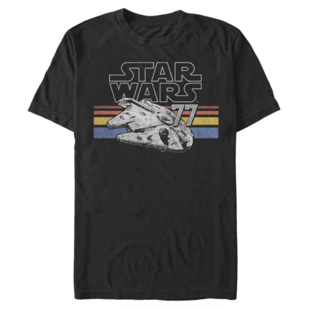 Star Wars - Millennium Falcon Falcon Stripes - Männer T-Shirt günstig online kaufen
