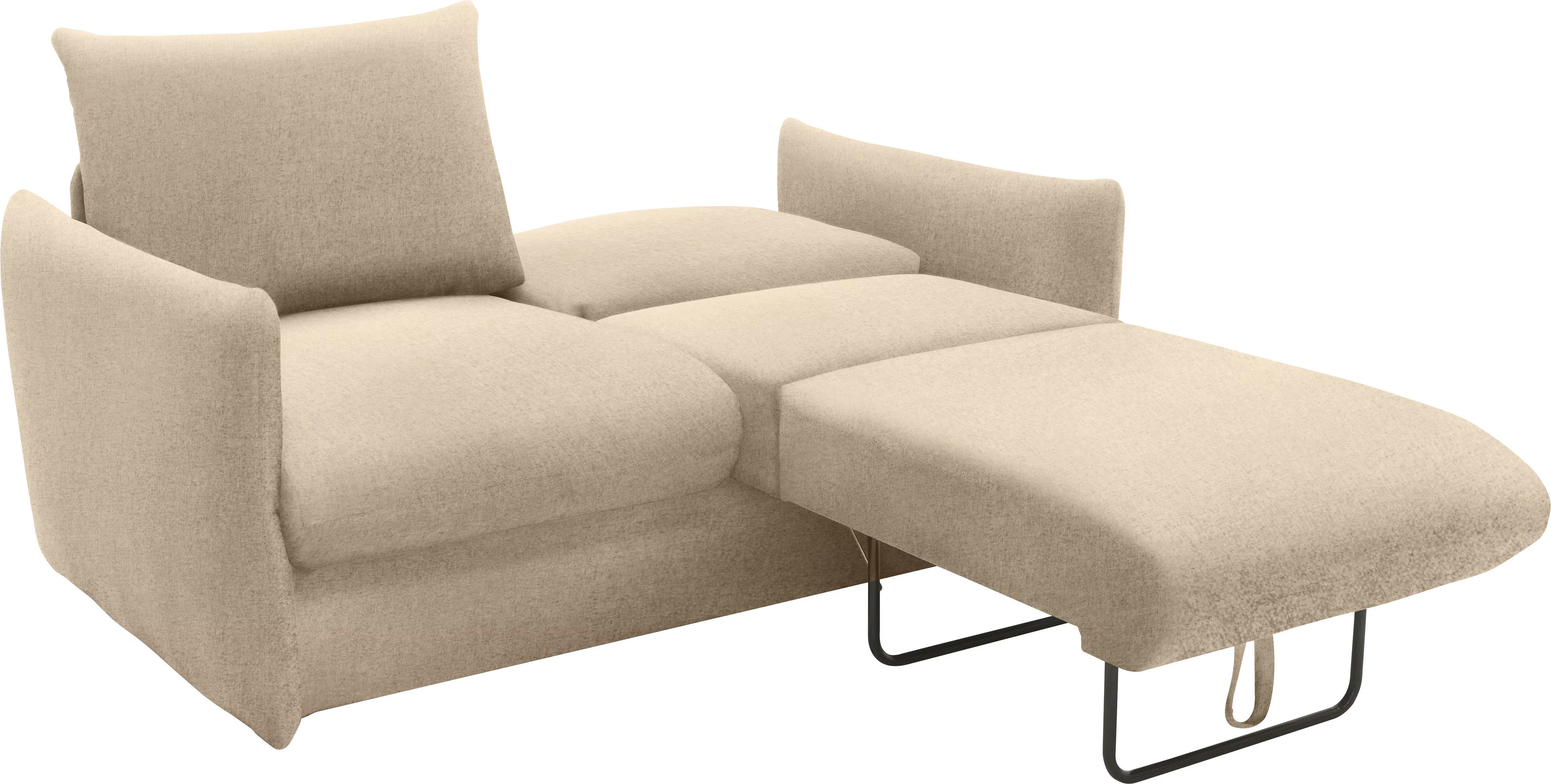 DOMO collection Schlafsofa 700023 Schlaffunktion, Federkern, 2-Sitzer, stab günstig online kaufen