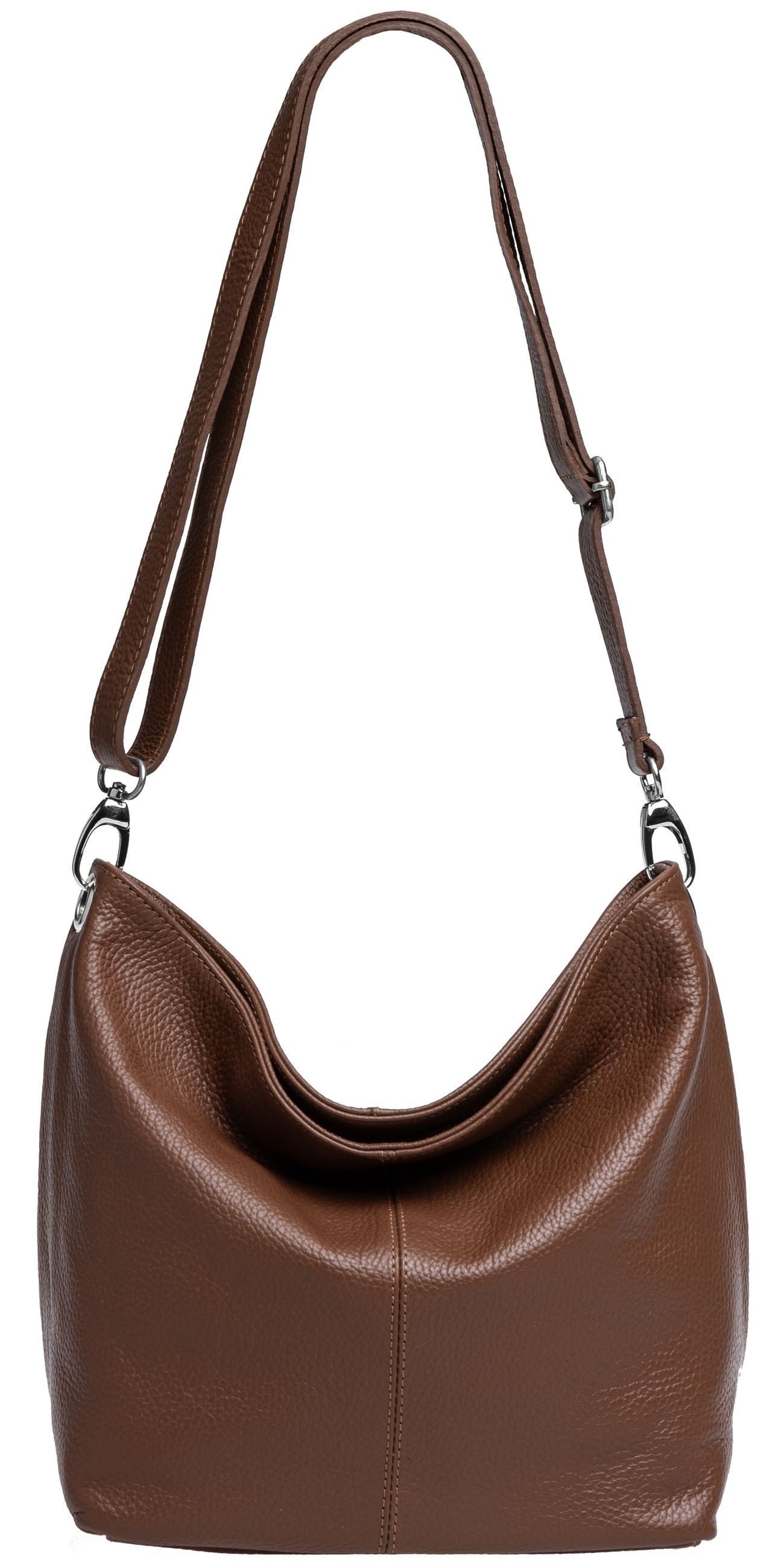 Caspar Schultertasche Klassische Damen Leder Handtasche günstig online kaufen