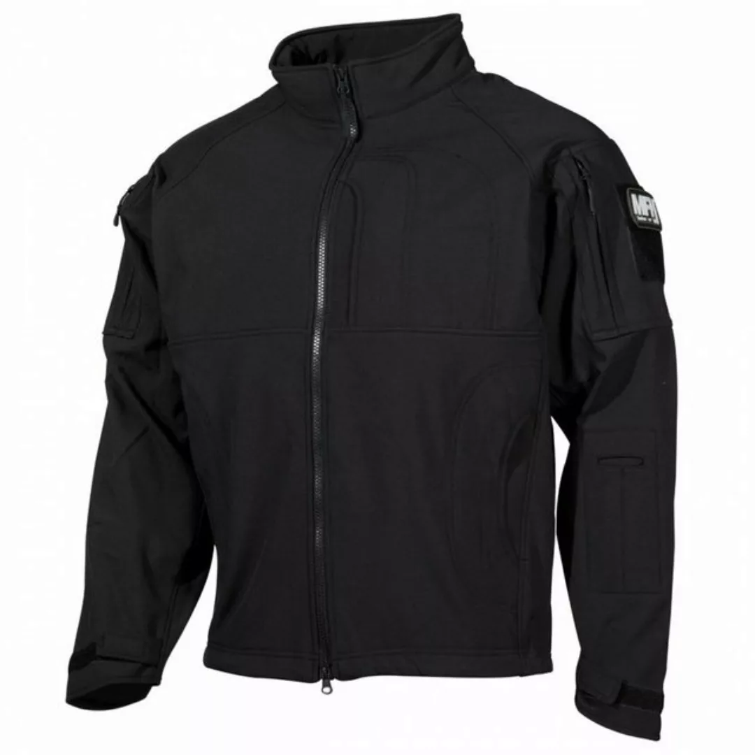 MFHHighDefence Softshelljacke Soft Shell Jacke, Liberty, sharkskin, schwarz günstig online kaufen