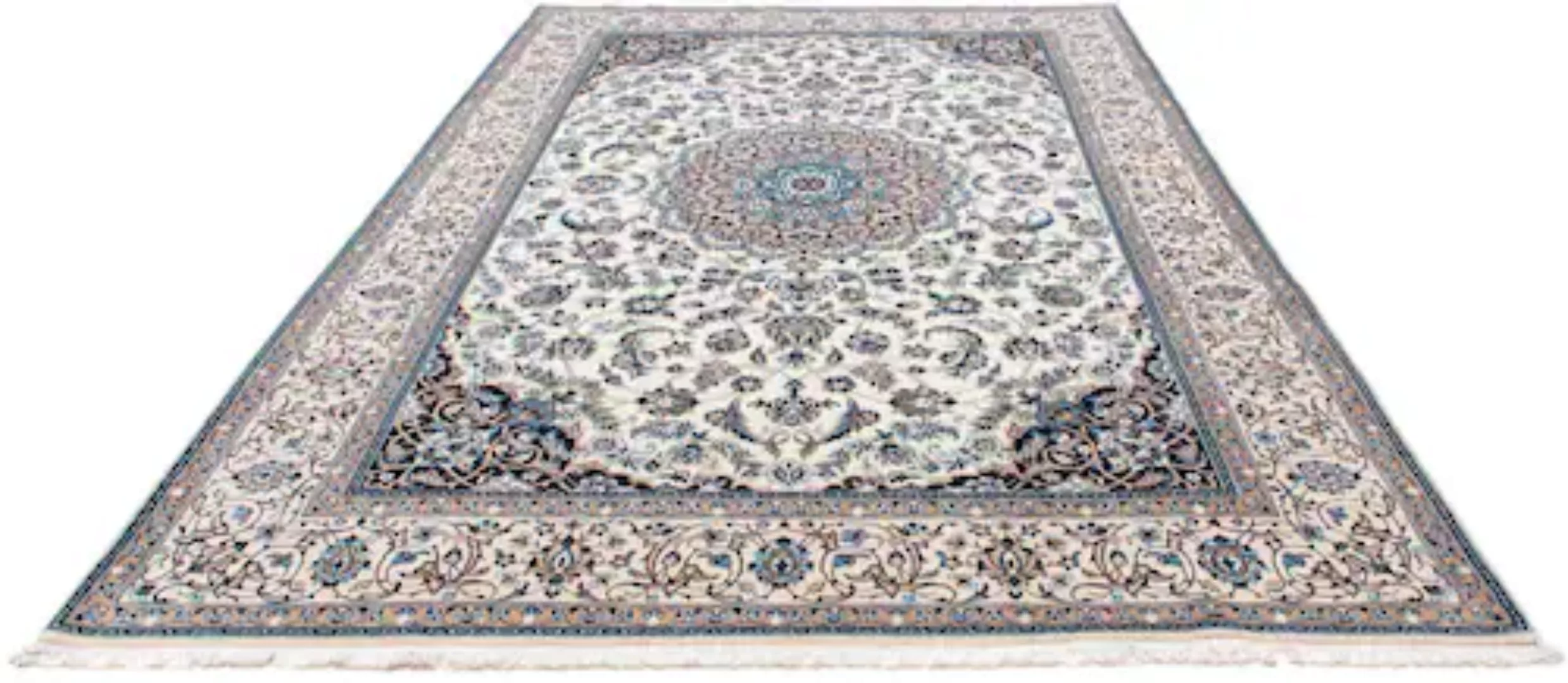 morgenland Wollteppich »Nain 9la Medaillon Beige 303 x 206 cm«, rechteckig günstig online kaufen