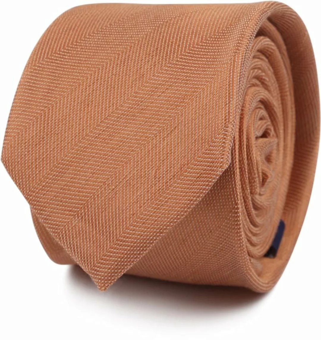 Suitable Leinen Seide Krawatte Orange - günstig online kaufen