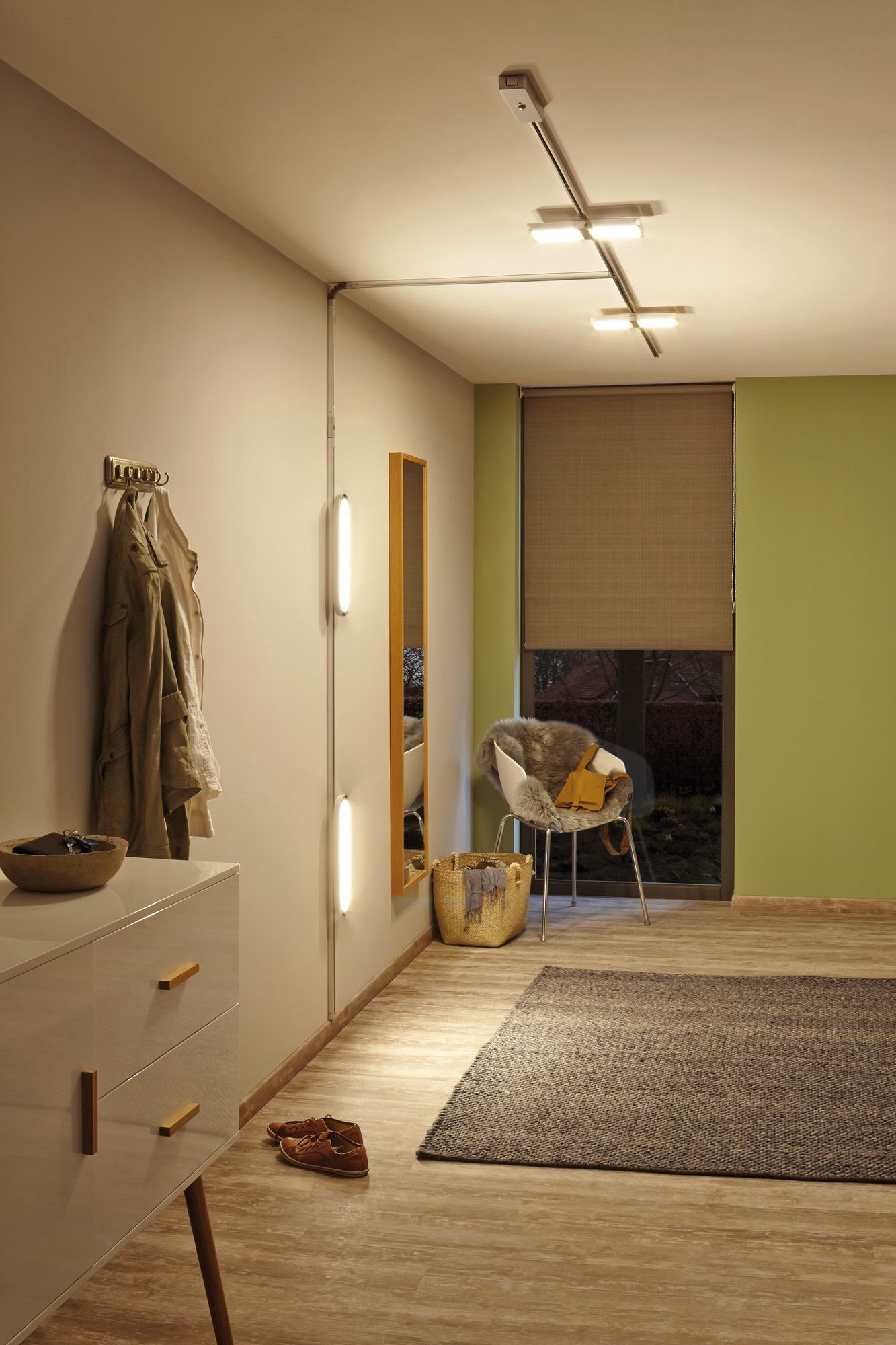 Paulmann URail Flex II Verbinder, Chrom matt günstig online kaufen