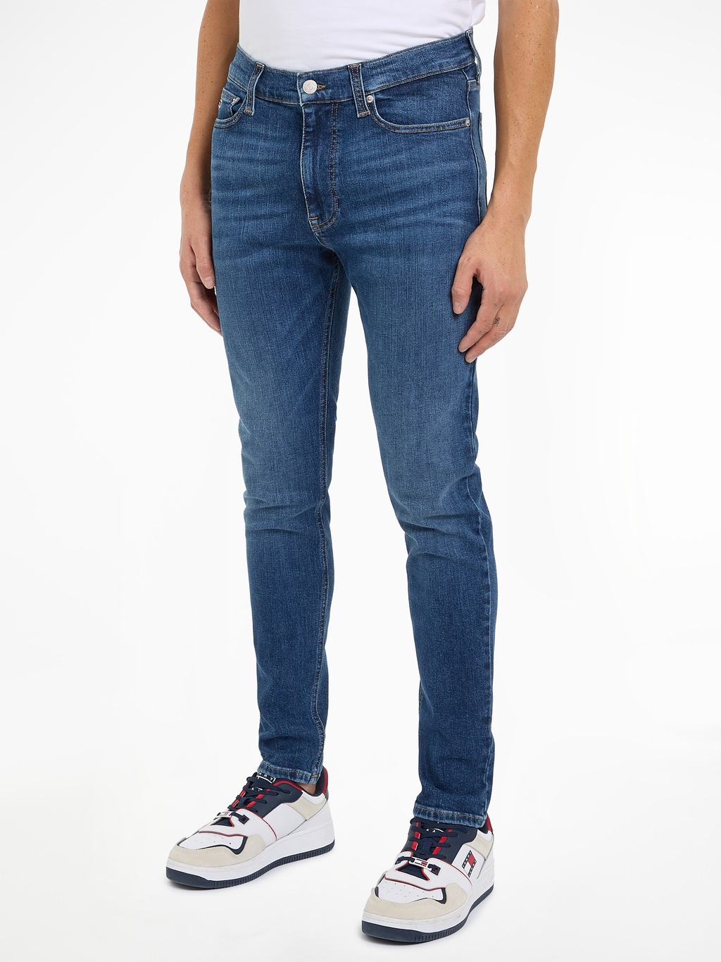 Tommy Jeans Skinny-fit-Jeans "Simon Skinny Jeans Slim", mit Logoprägung günstig online kaufen