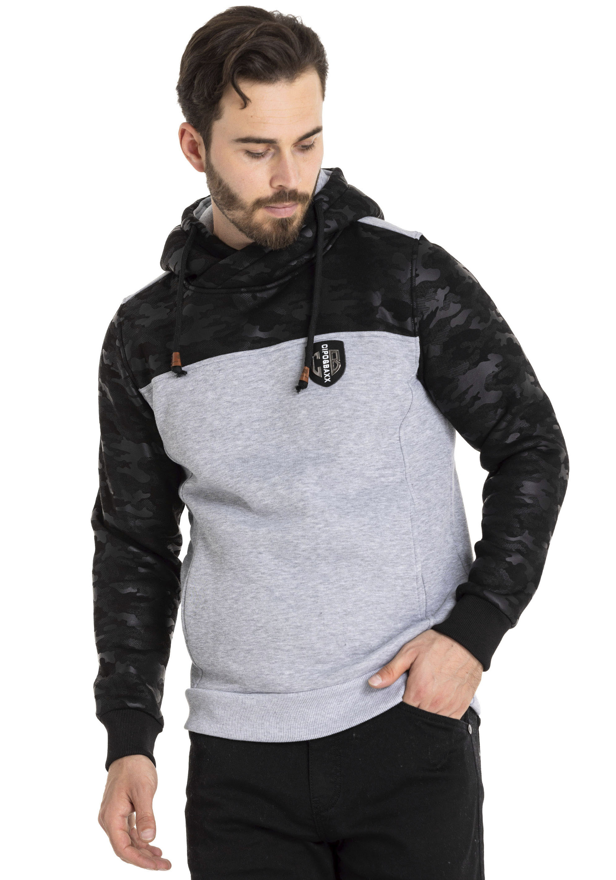 Cipo & Baxx Kapuzensweatshirt günstig online kaufen