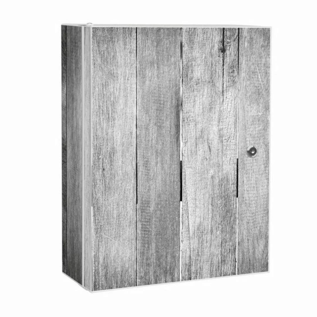 banjado Medizinschrank Stahl Holz Monochrom (abschließbar, 3 große und 2 kl günstig online kaufen