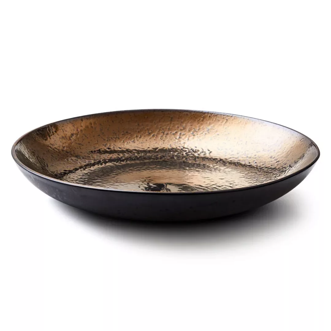 Bitz Bronze Servierschale black/bronze 40 cm (bronze) günstig online kaufen