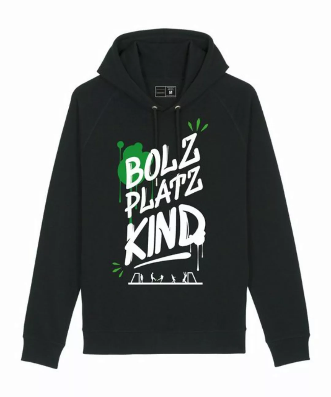 Bolzplatzkind Sweatshirt Bolzplatzkind "Graffiti" Hoody Baumwolle günstig online kaufen