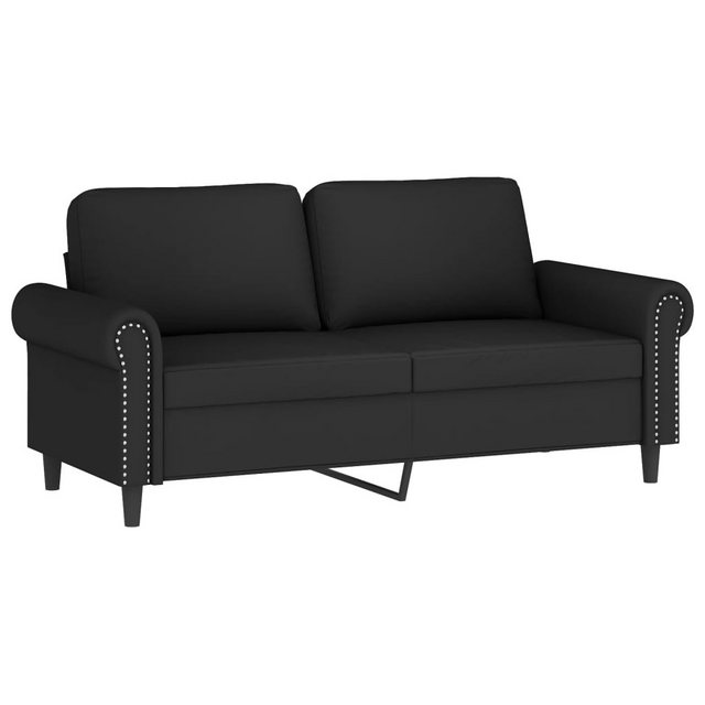 vidaXL Sofa 2-Sitzer-Sofa Schwarz 140 cm Samt günstig online kaufen